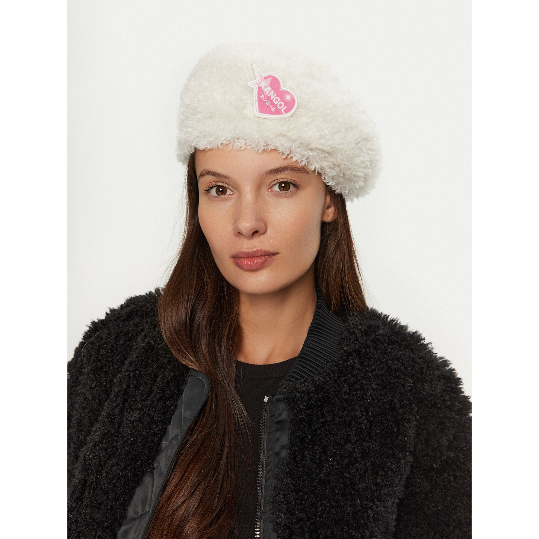 Svájci sapka Kangol, Méret: S, Fehér, Manga Beret K5423