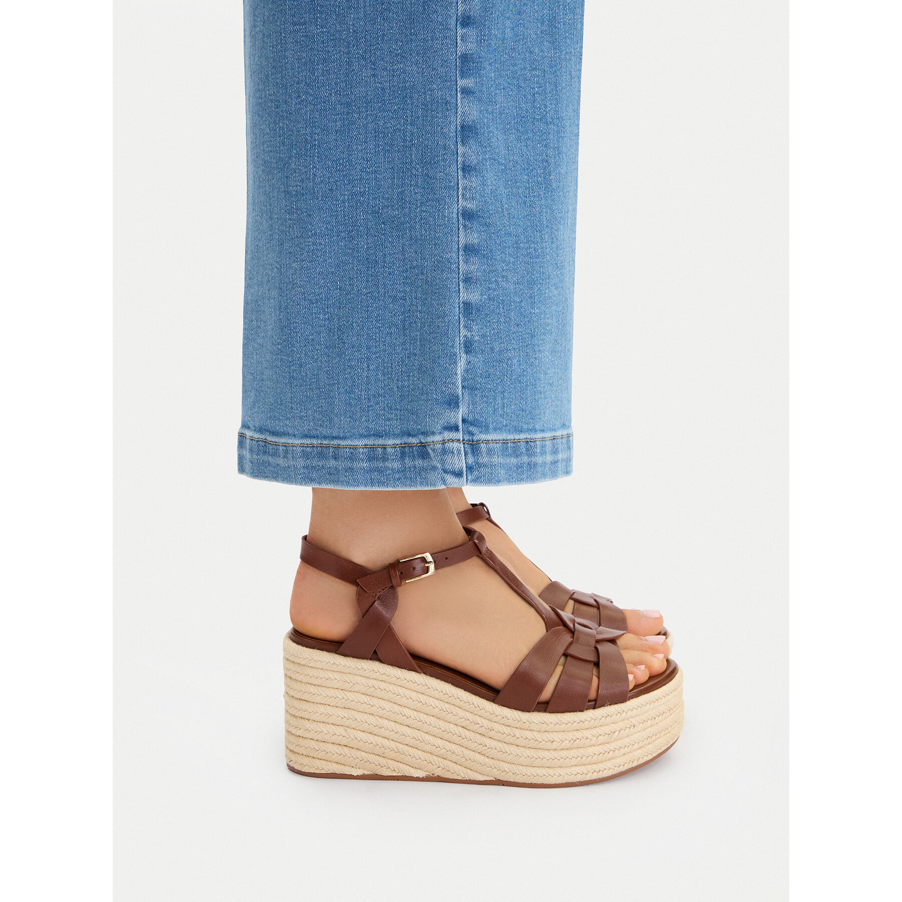 Espadrile Badura EO-AMARI-LT0228-26-805 Rjava