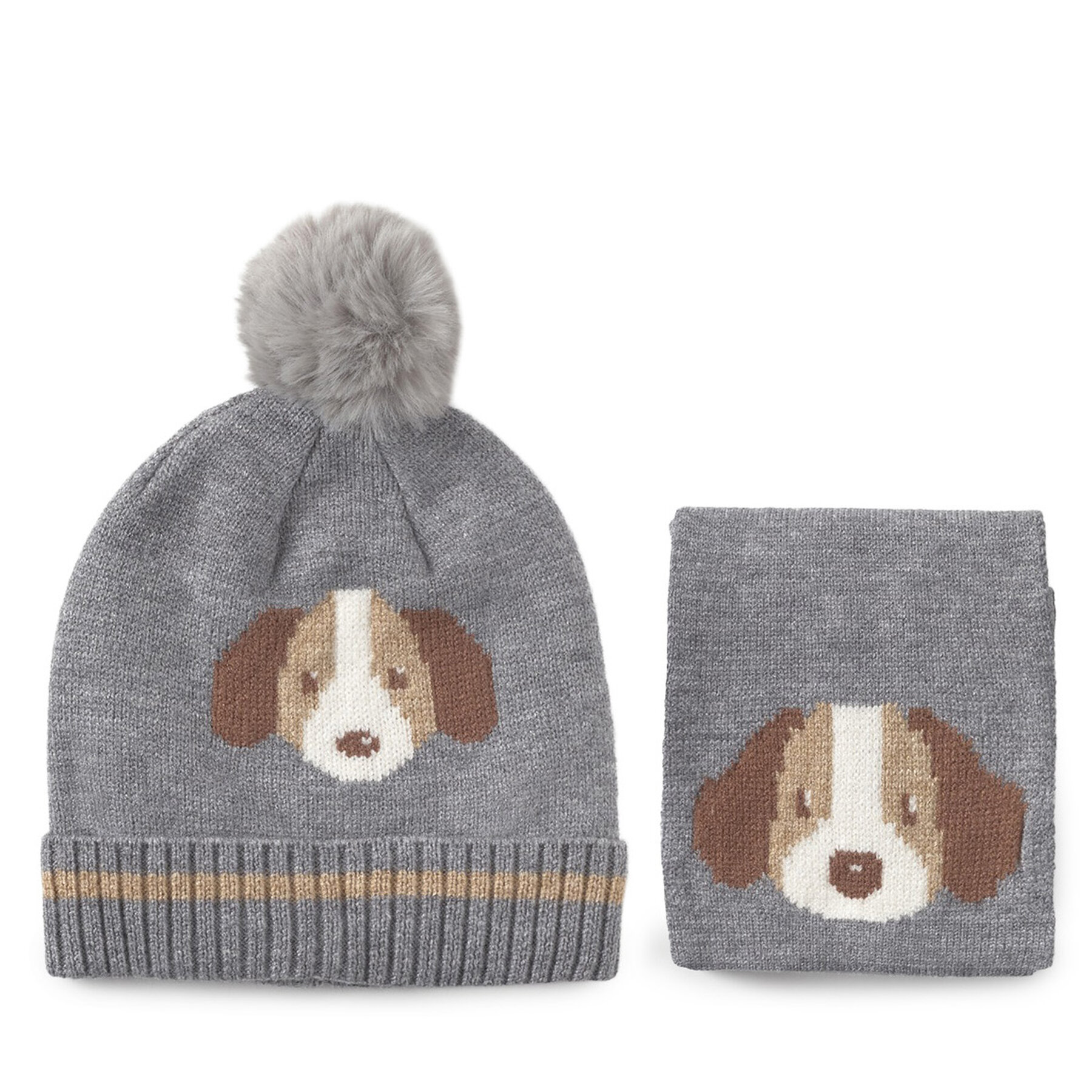 Set Fular și Căciulă Mayoral 10018 Gri