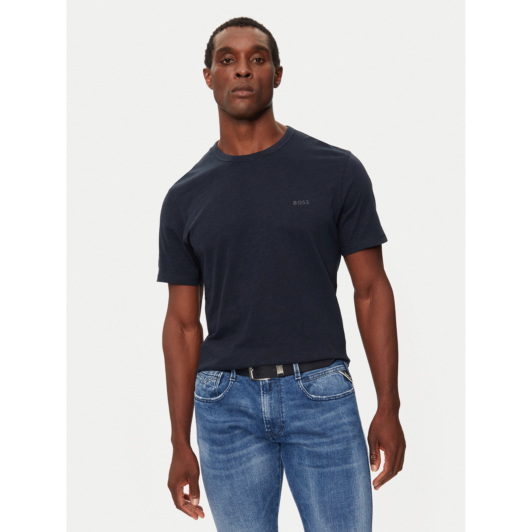 Boss Majica Tegood 50508243 Mornarsko modra Regular Fit