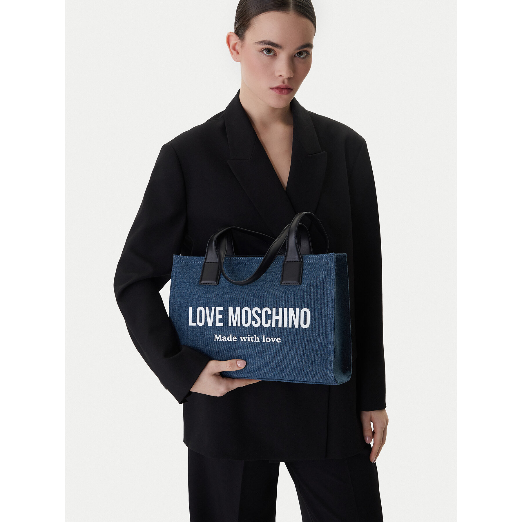 Ročna torba LOVE MOSCHINO JC4056PP1OLG170A Modra