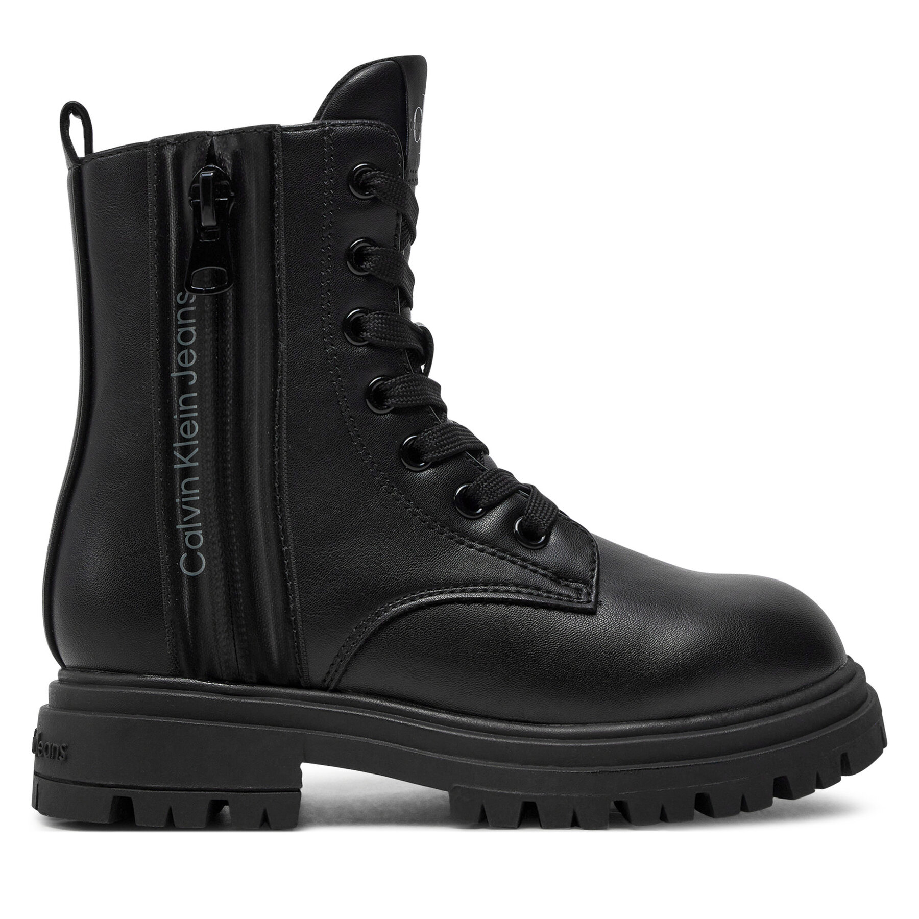 Kinder Stiefeletten Calvin Klein Jeans, Schuhgröße 32, Schwarz, V3A5-81018-1355 M