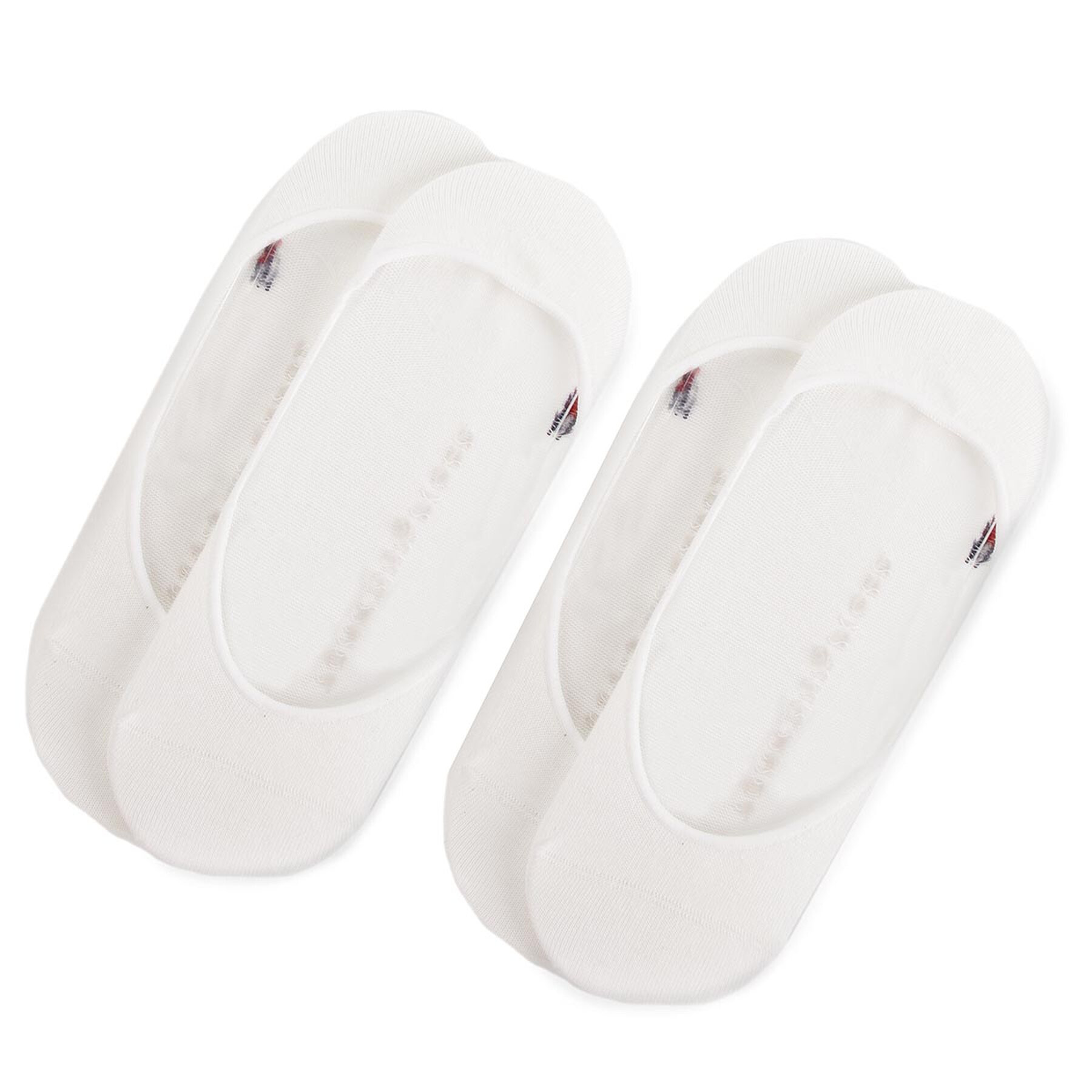 Súprava 2 párov krátkych ponožiek dámskych Tommy Hilfiger 343025001 Biela