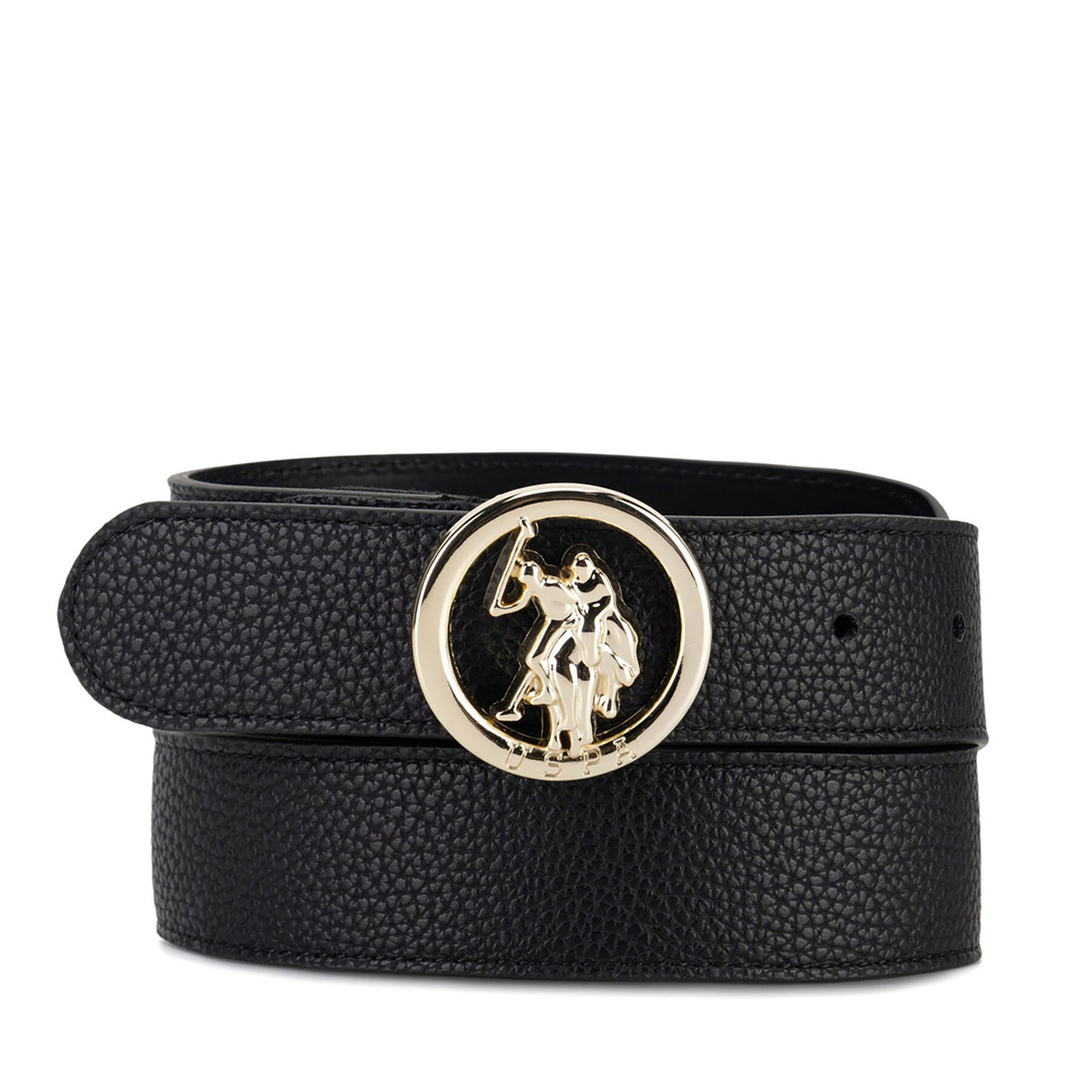 Gürtel U.S. Polo Assn. AIUXT2336WVP Schwarz, Größe M
