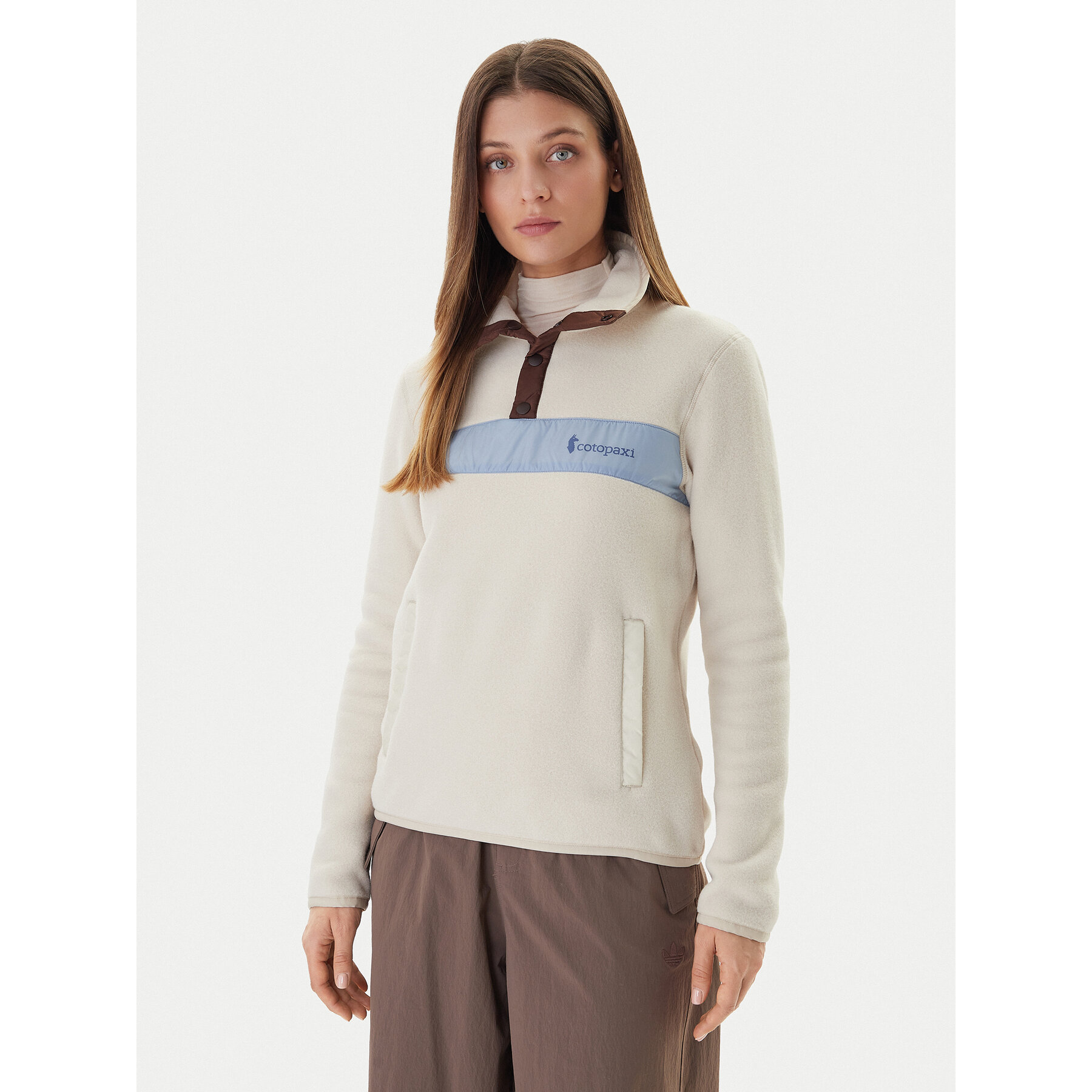 Cotopaxi Fleecejacke Teca Fleece Full F21471W174 Écru Regular Fit
