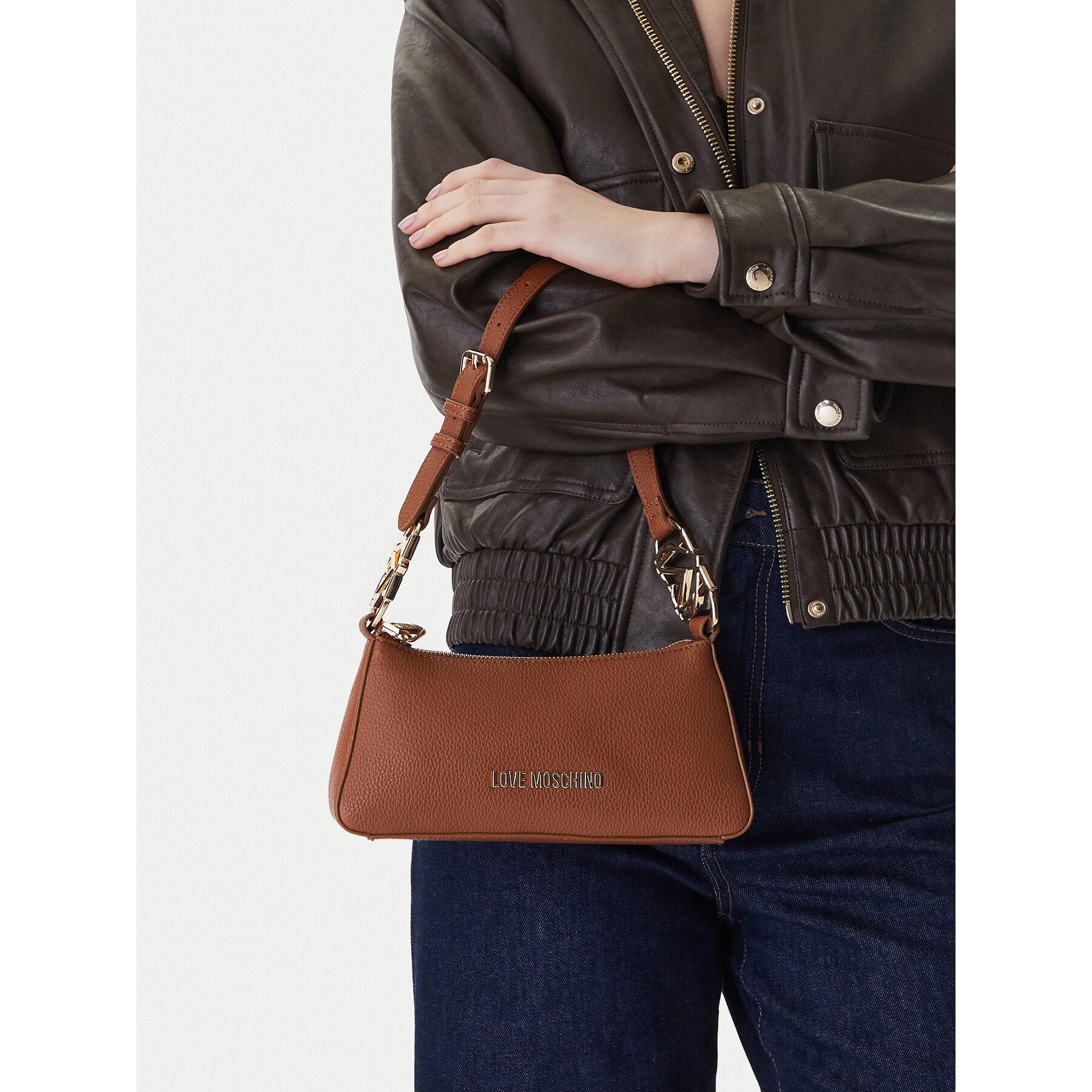 Torbica LOVE MOSCHINO JC4007PP1OLB0200 Smeđa