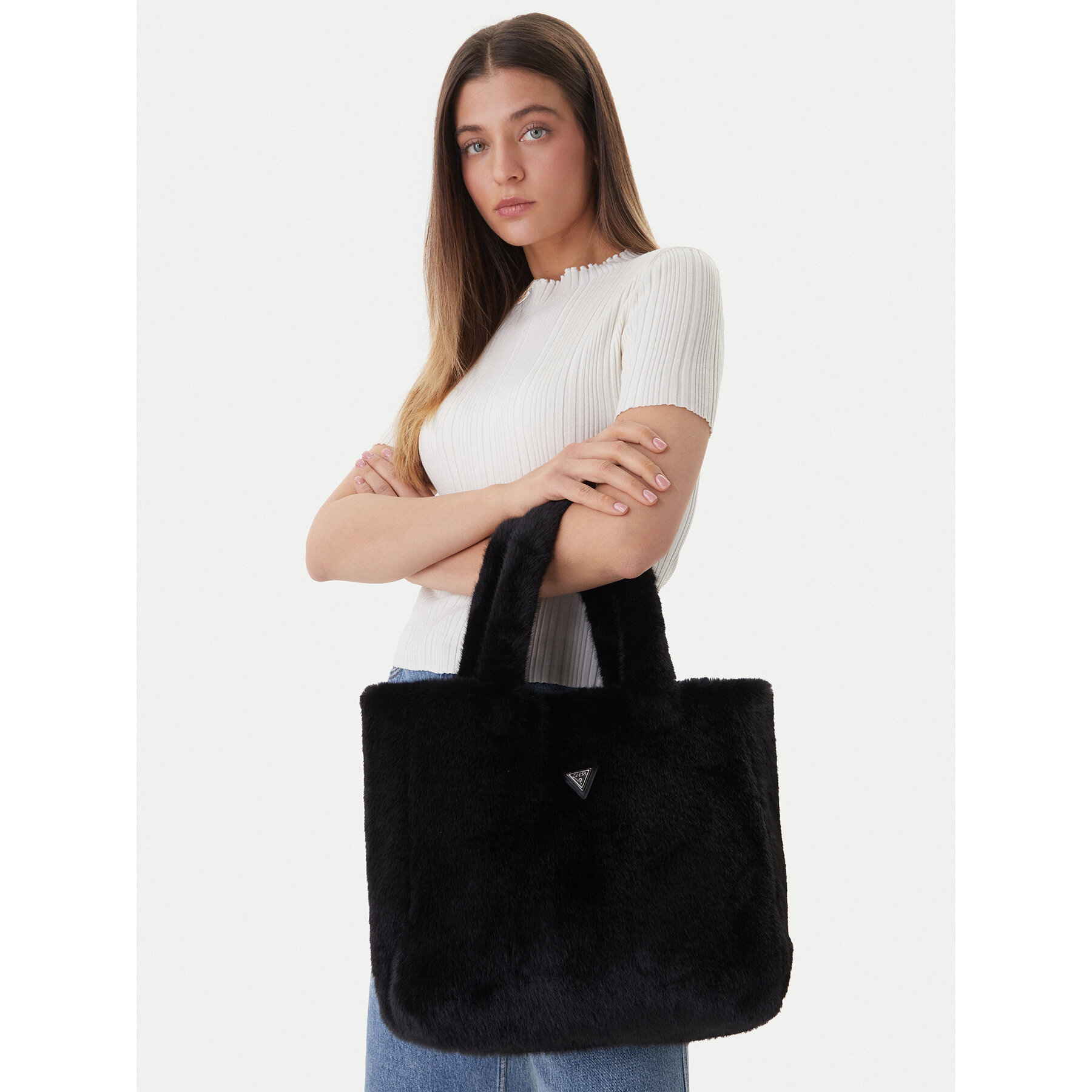 Geantă Guess W6RZ09 W3900 Negru