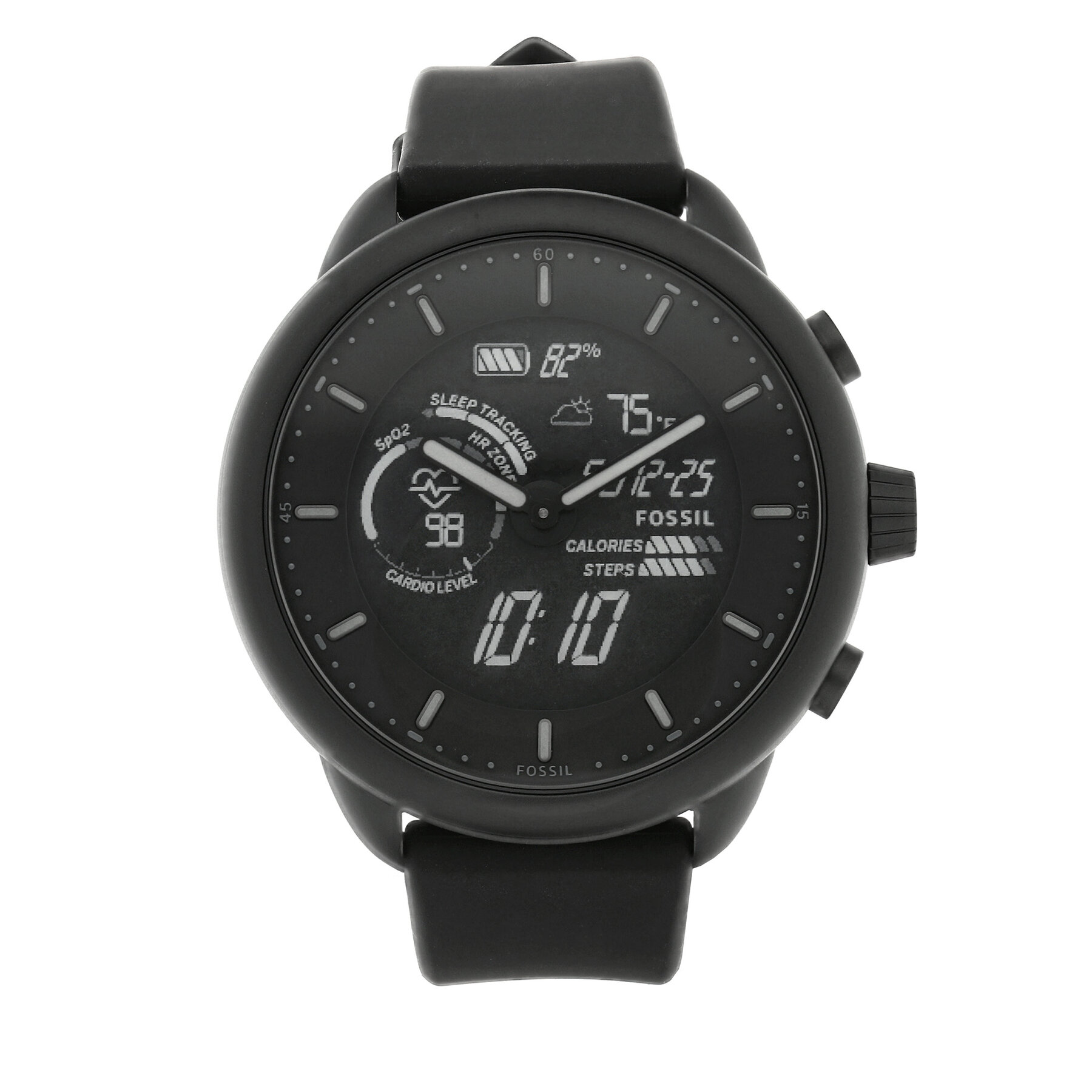 Smartwatch Fossil FTW7080 Black Black imagine super redus 2022