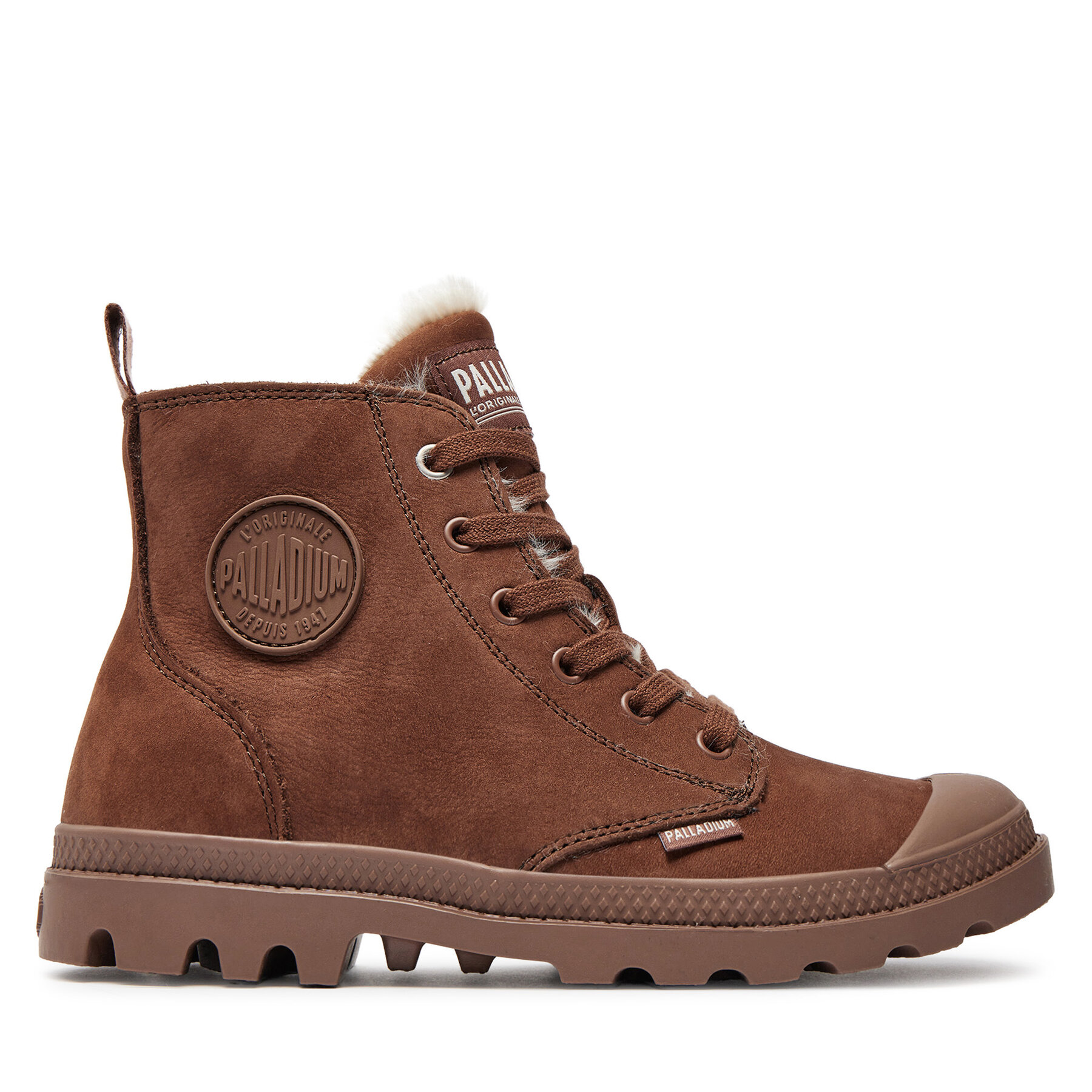 Bottes de randonnée Palladium PAMPA HI ZIP WL 95982-292-M Marron