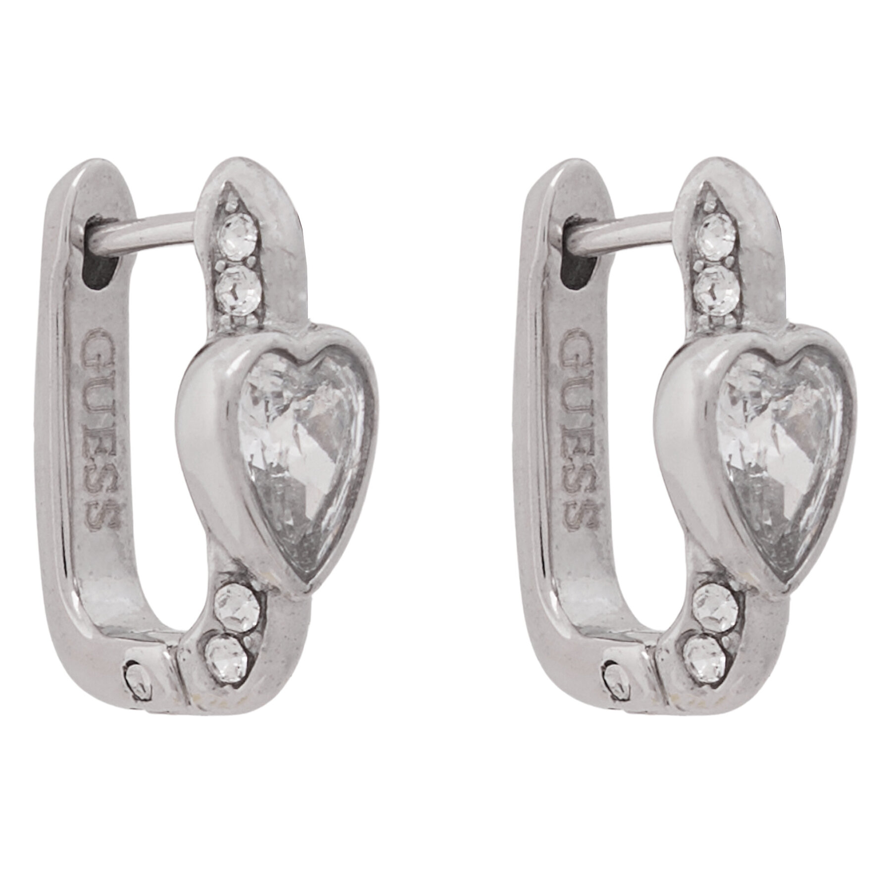 Σκουλαρίκια Guess JUBE06 365JW Ασημί