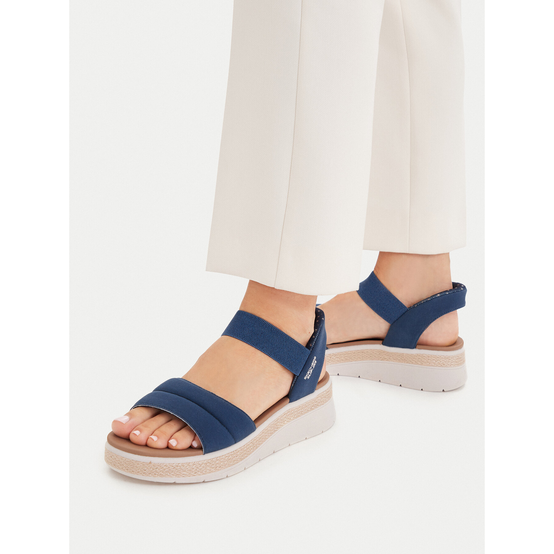 Sandale Skechers BOBS Sun Ray 114413/NVY Bleumarin