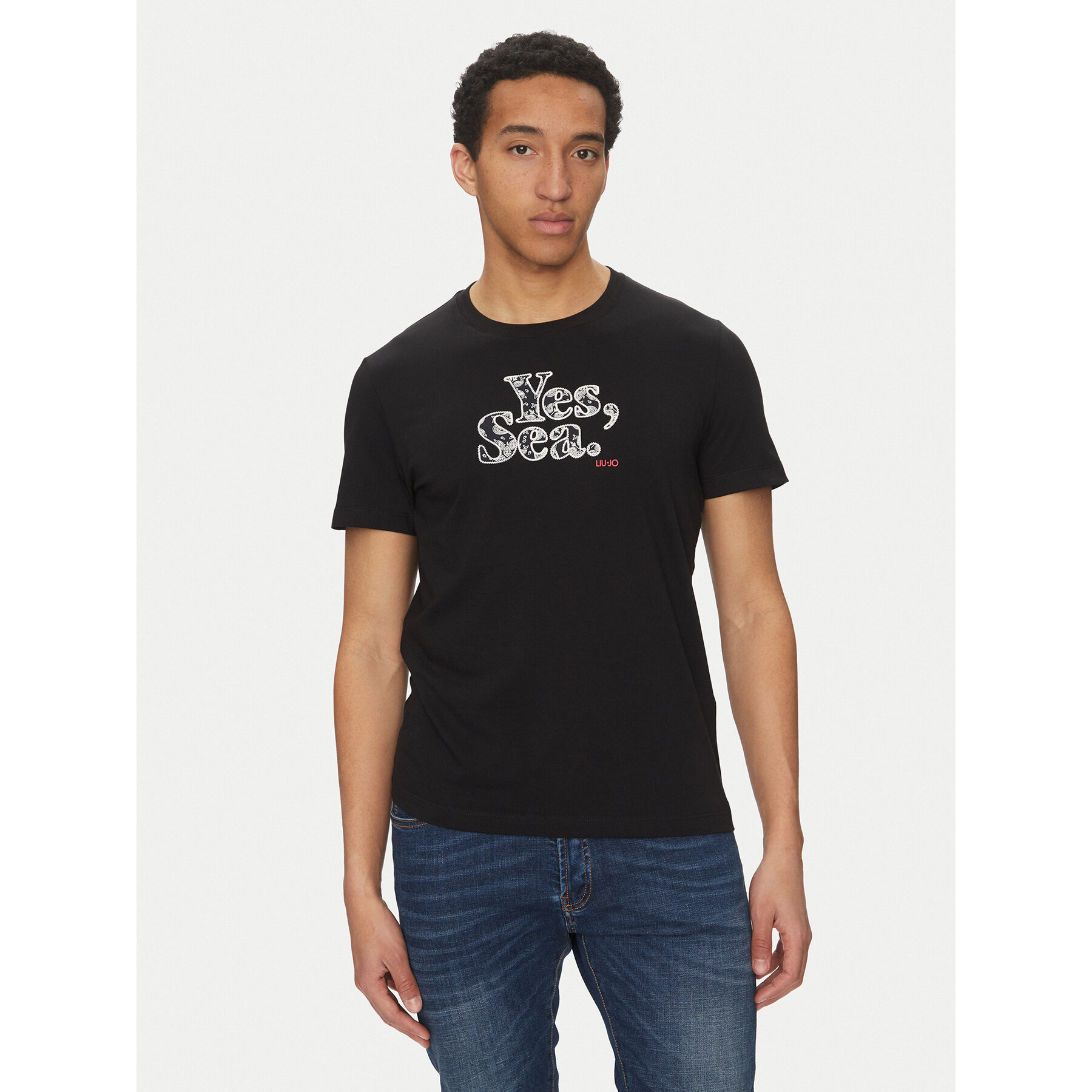 Liu Jo T-Shirt QA5190 J4924 Nero Regular Fit