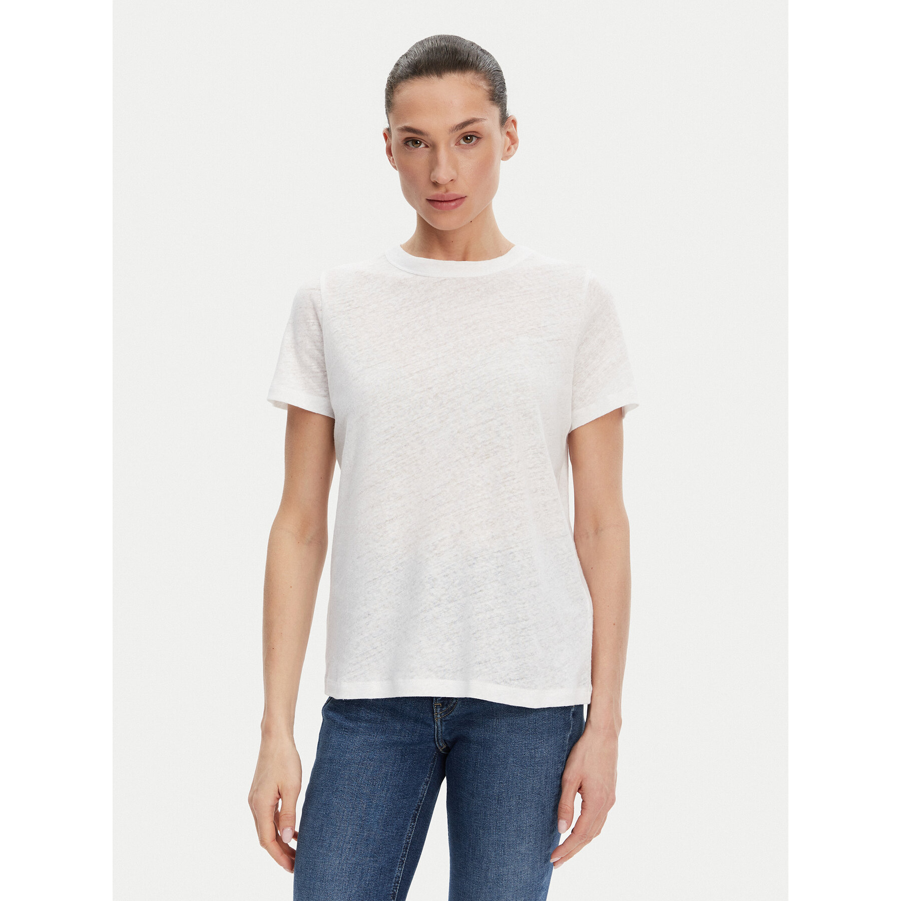 Calvin Klein T-Shirt K20K208248 Λευκό Relaxed Fit