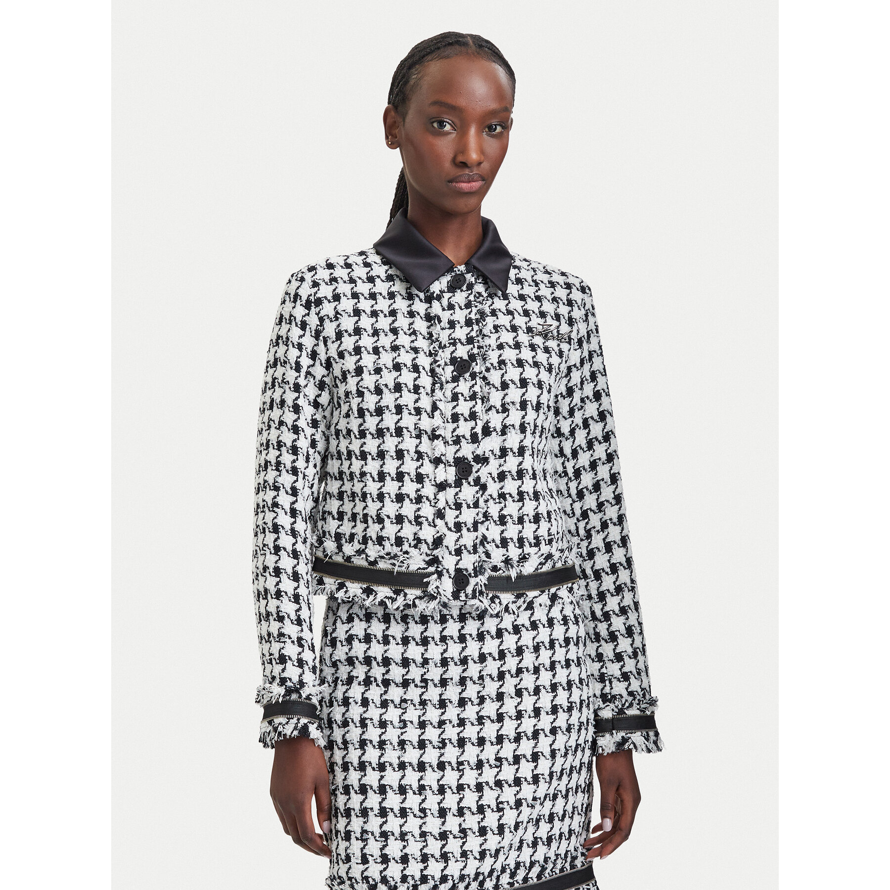 KARL LAGERFELD Sakko B4W14011 Schwarz Regular Fit