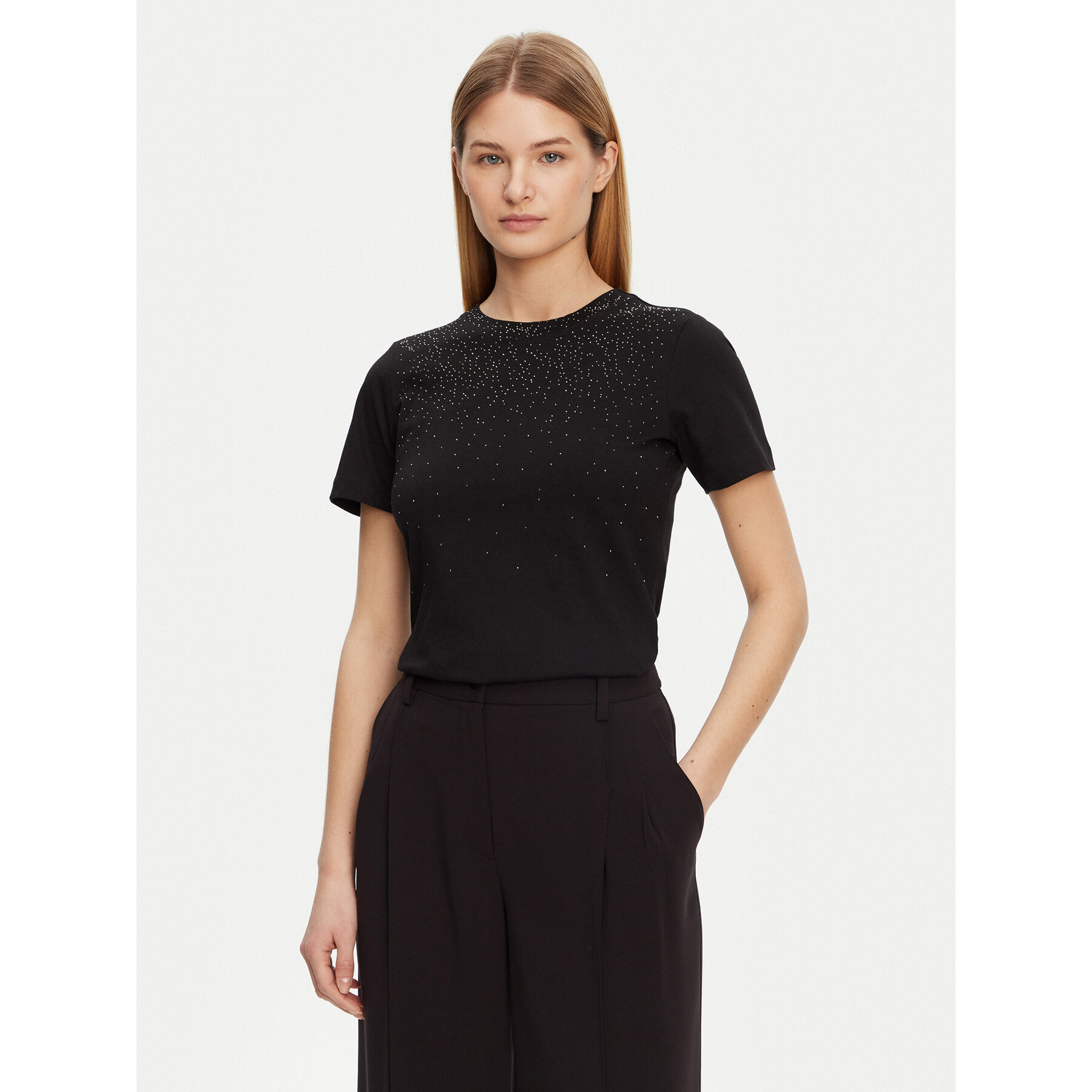 Marciano Guess Póló 5RGI02 6298A Fekete Regular Fit