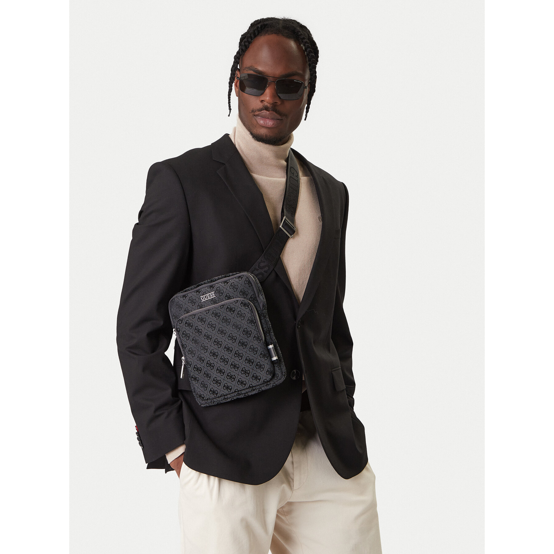 Geantă crossover Guess HMBOST P6123 Negru