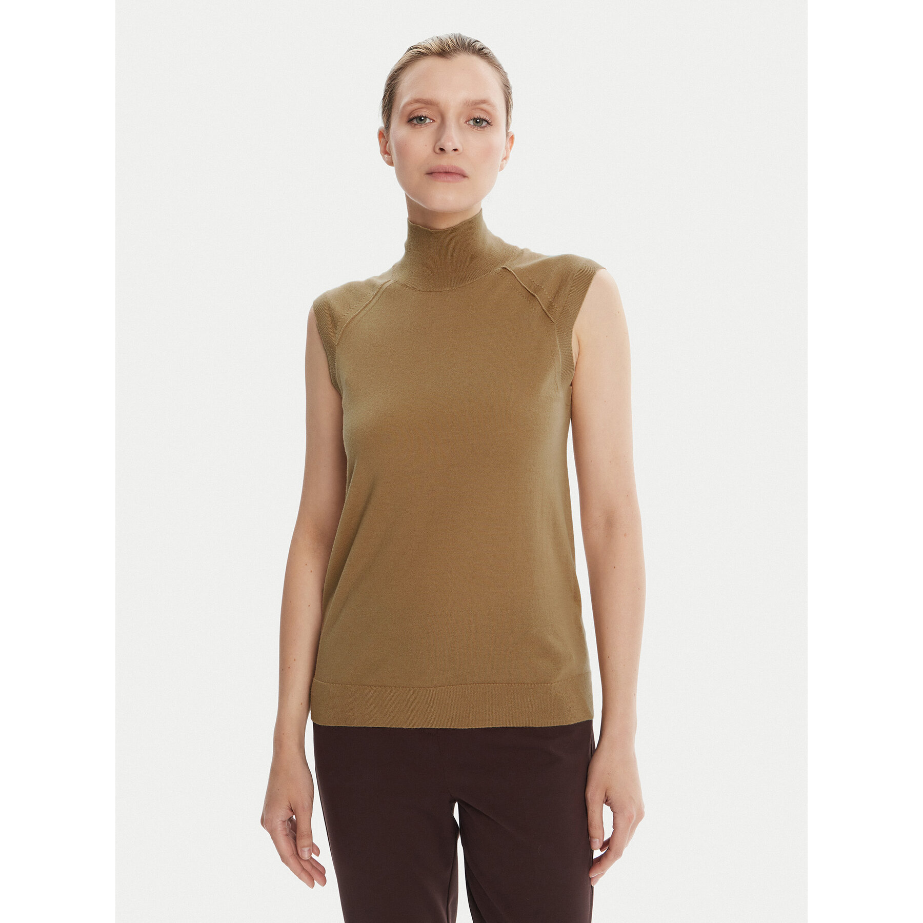 BOSS Rollkragenpullover Fipini 50544998 Braun Regular Fit