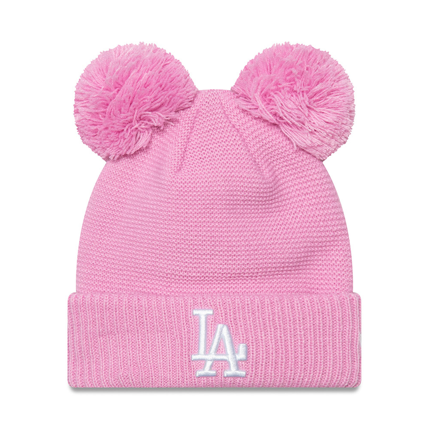 Berretto New Era Wmns Double Pom 60565279 Rosa, Taglia OS, taglia : OS