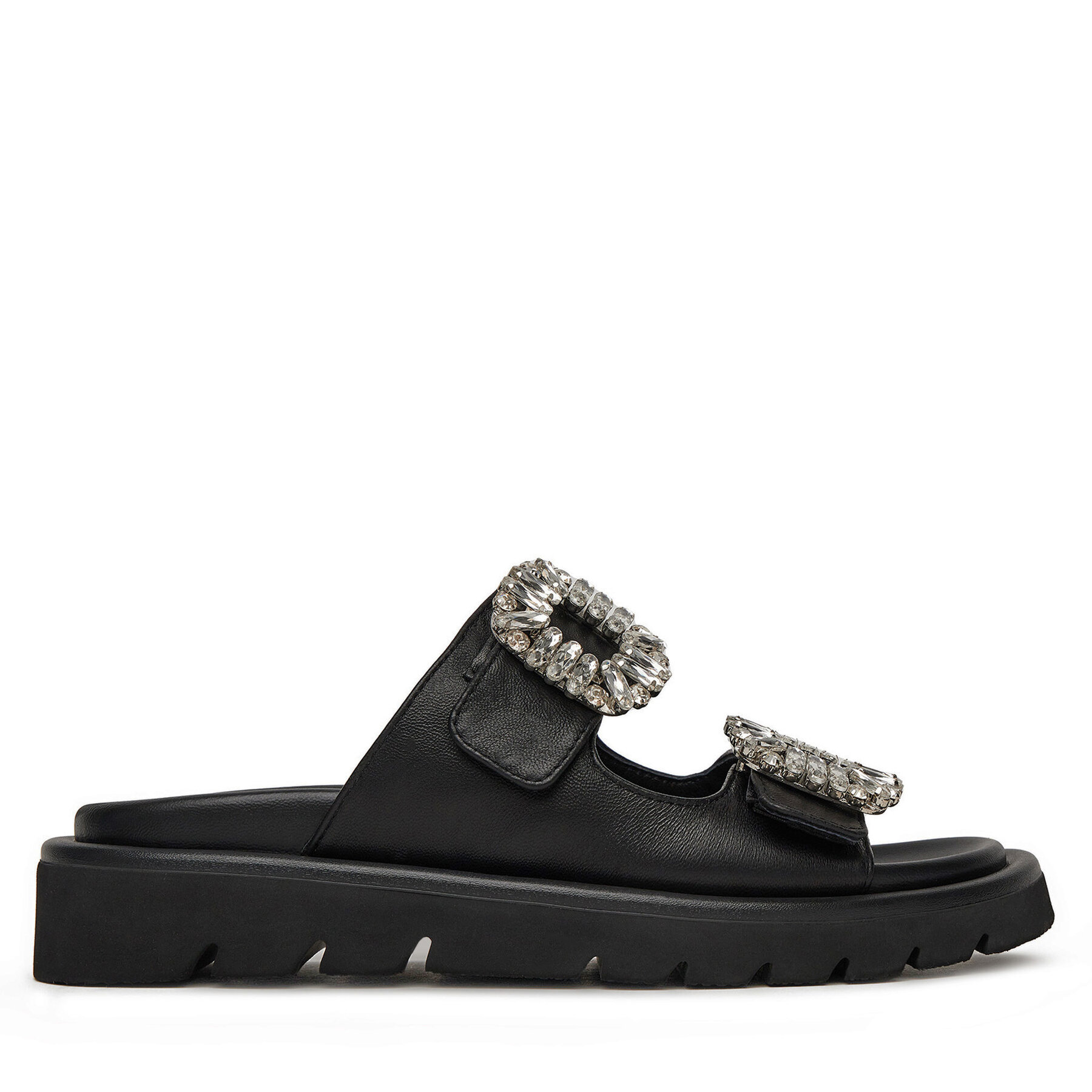 Eva Minge Παντόφλες Eva Minge LILY-VII75-06-1 Μαύρο