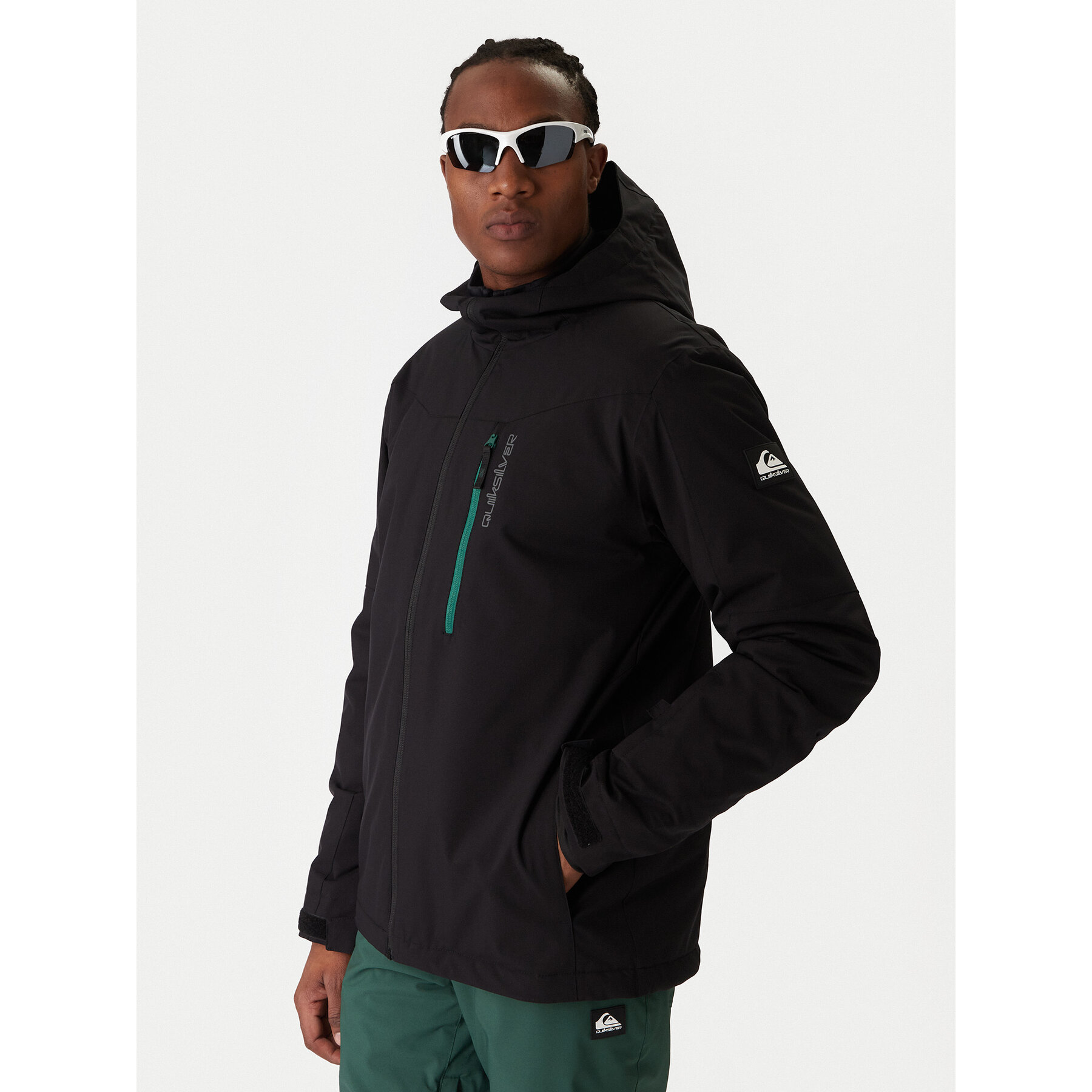 Quiksilver Snowboardjacke Titano JK EQYTJ03513 Schwarz Relaxed Fit