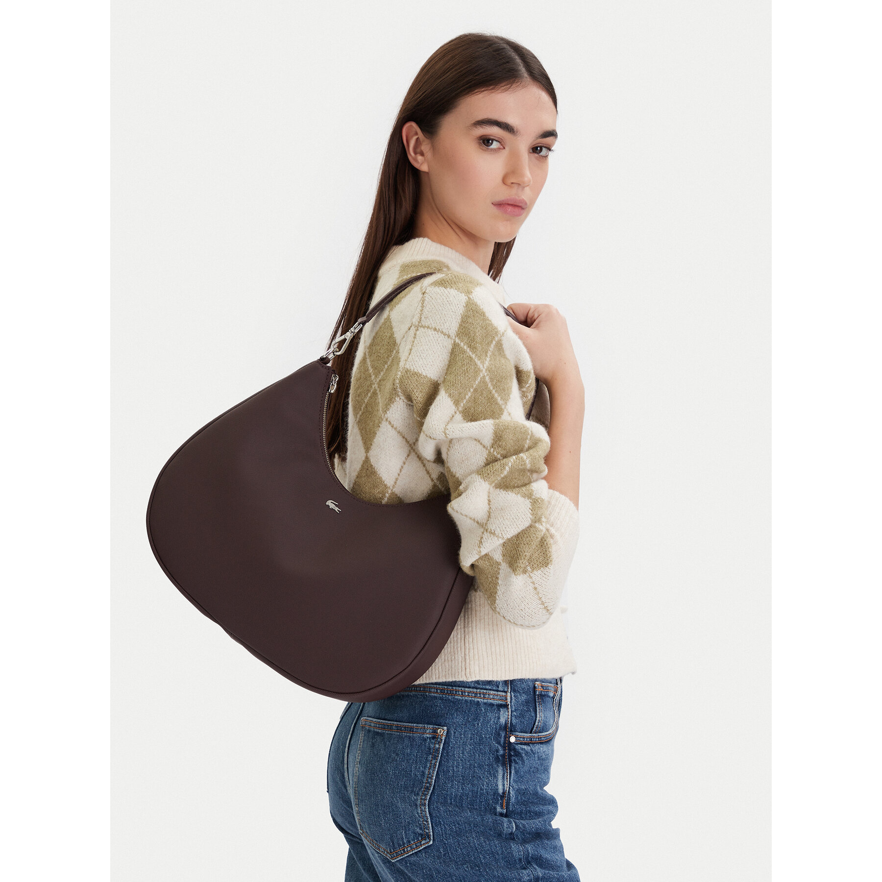 Дамска чанта Lacoste Daily City Bag NF5125DZ Тъмносин