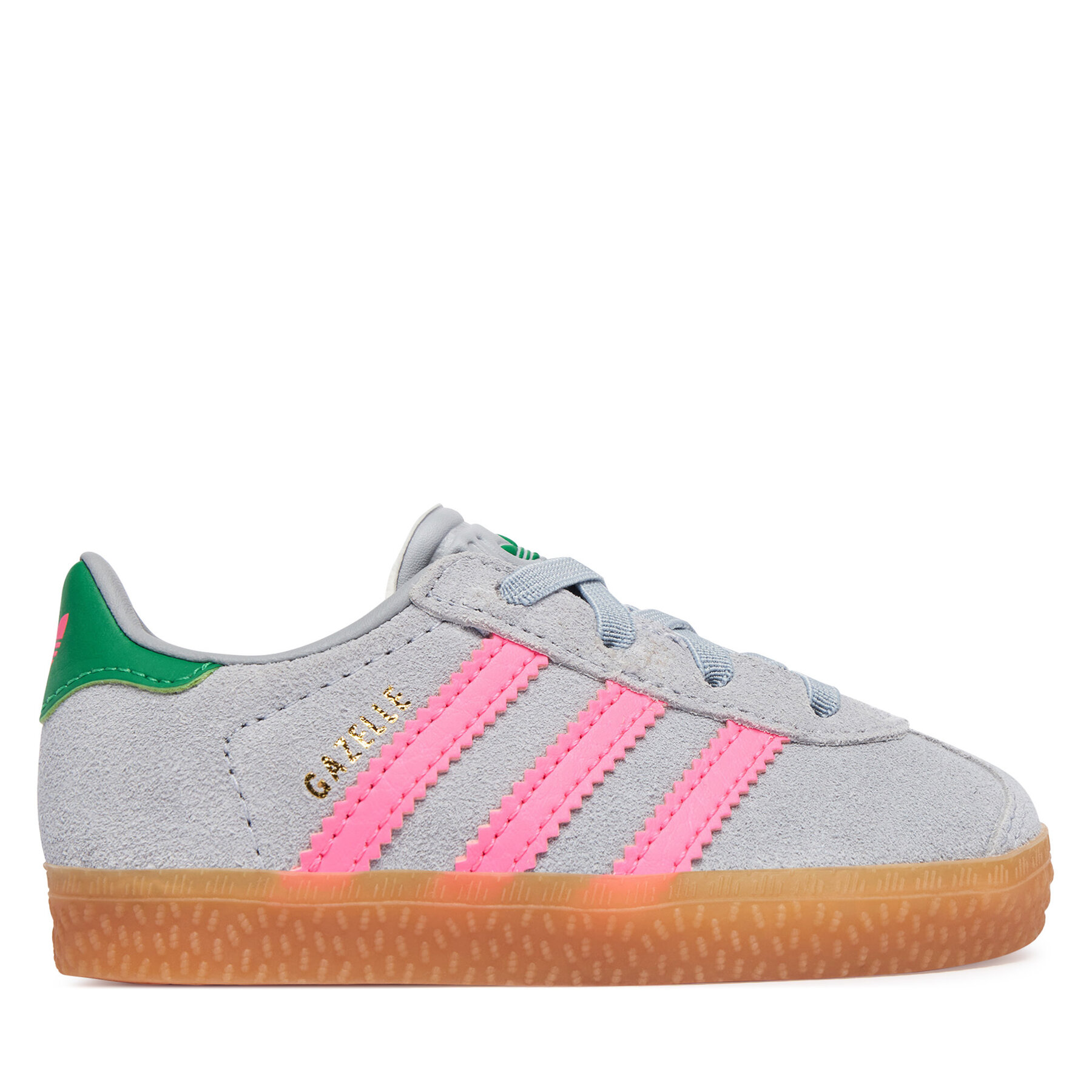 Sneakersy adidas Gazelle Comfort Closure Elastic Laces IH6477 Sivá