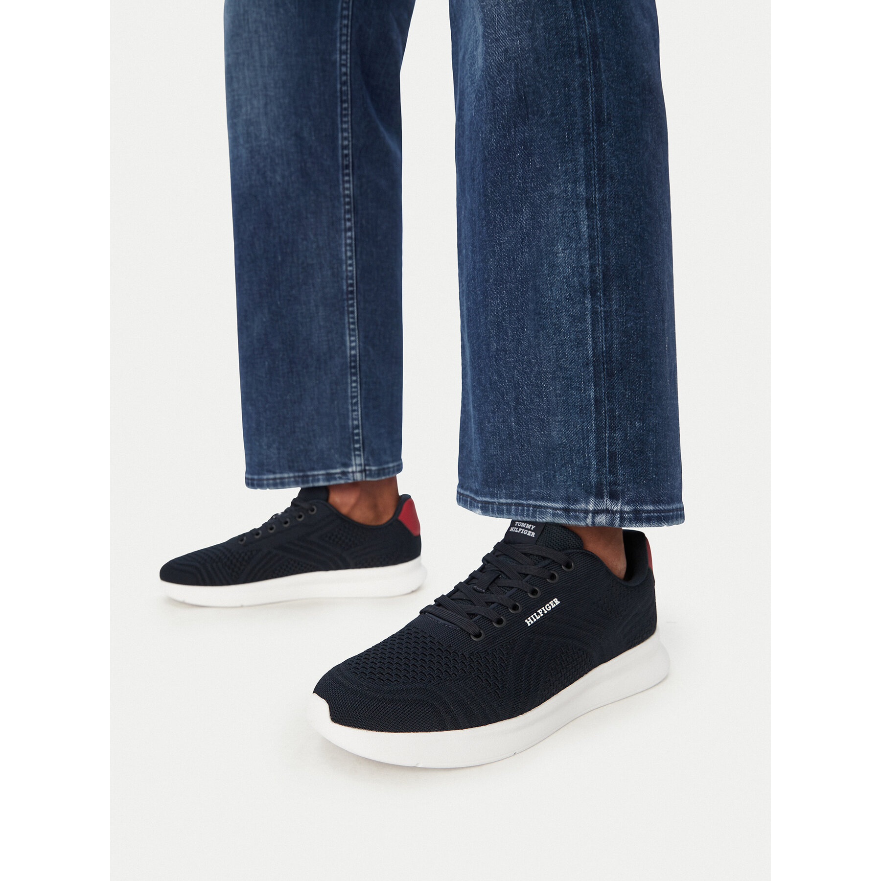 Sneakers Tommy Hilfiger Lightweight Runner Mix FM0FM05755 Bleumarin