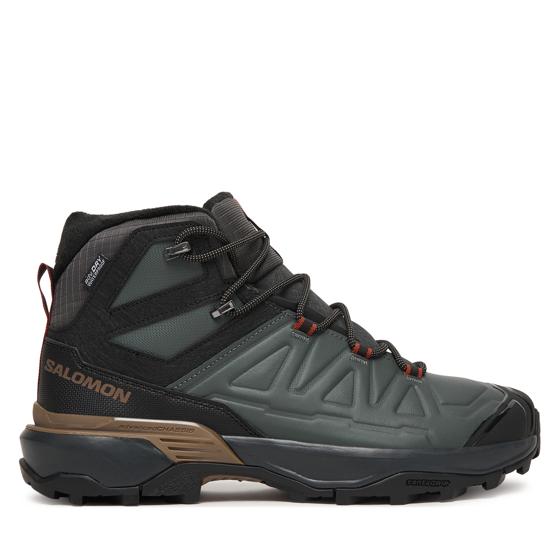 Trekking Salomon X Ultra Snowpilot Waterproof L49219500 Tamno zelena