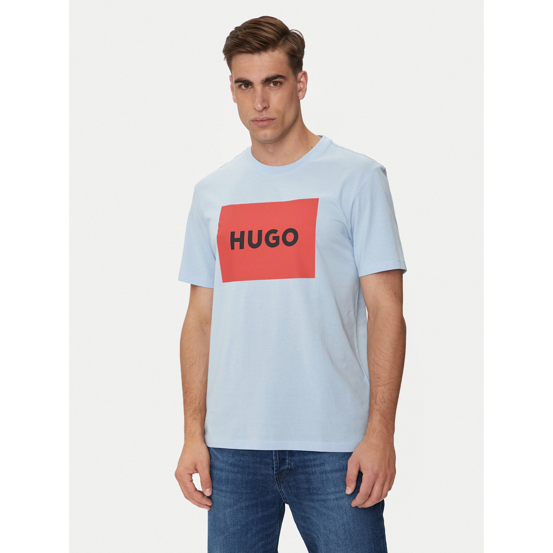 Hugo T-shirt Dulive222 50467952 Blu Regular Fit