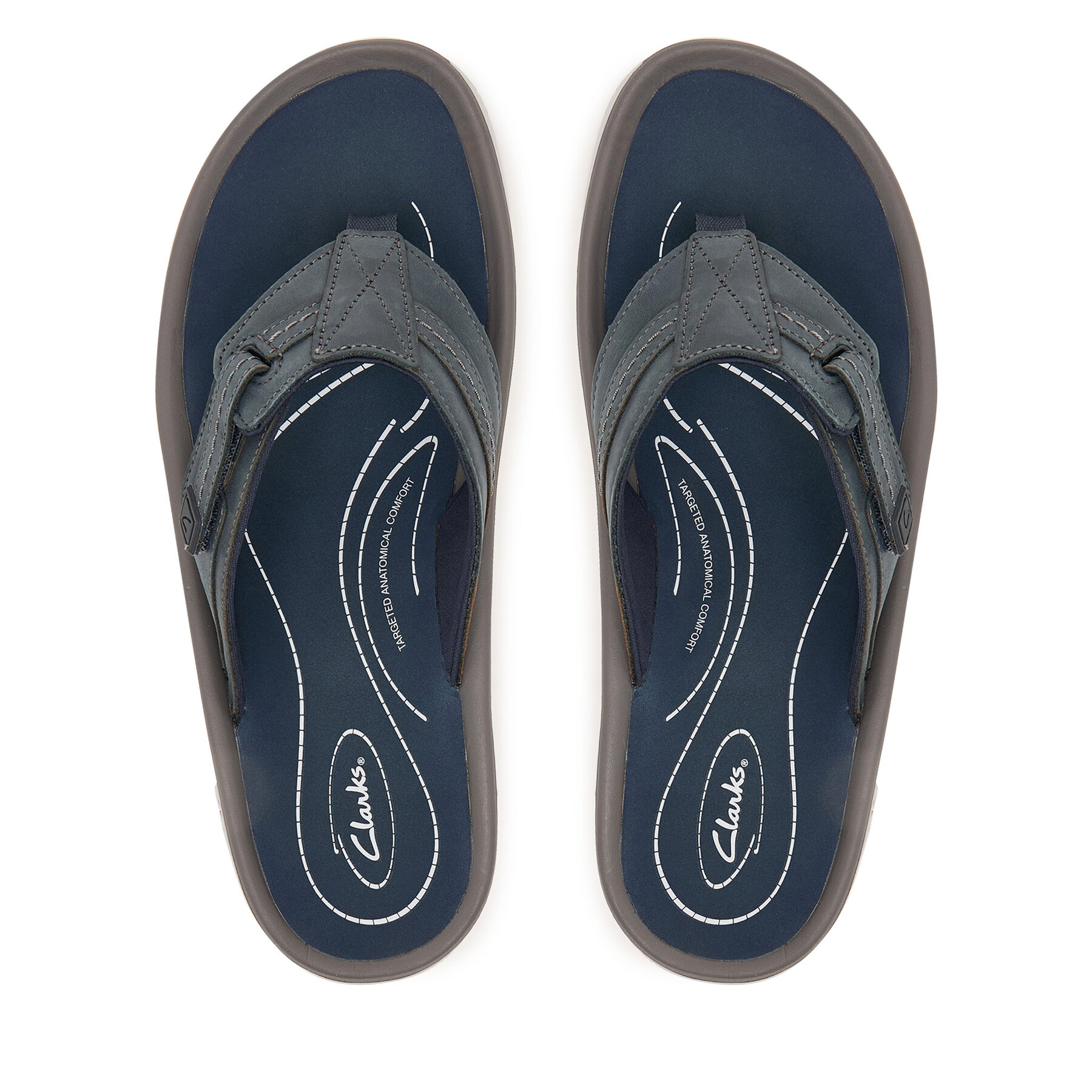 Σαγιονάρες Clarks Wesley Sun 26181916 Σκούρο μπλε