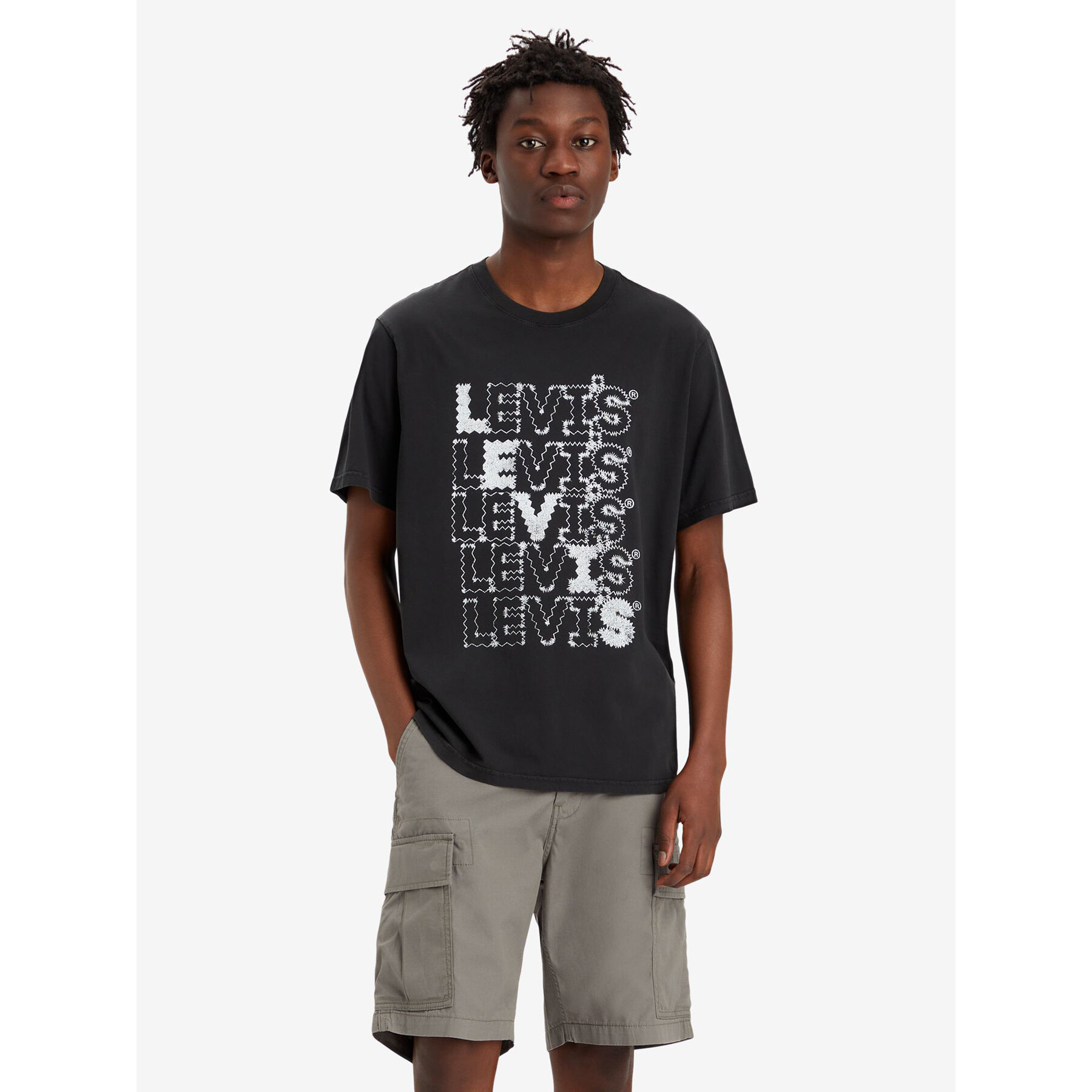 Levi's Póló 16143-1240 Fekete Relaxed Fit