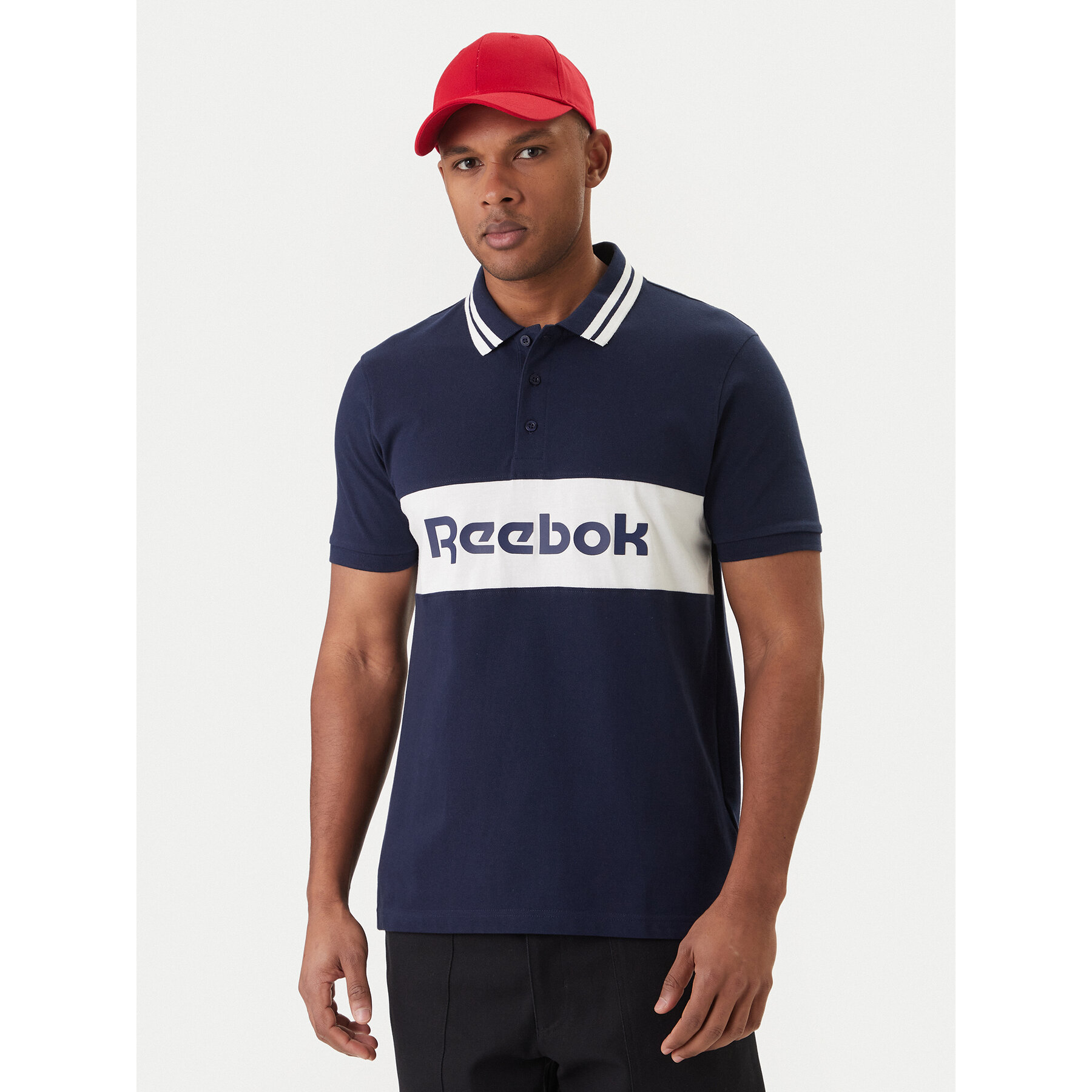 Reebok Poloshirt Arter RK25548CCM Dunkelblau Regular Fit