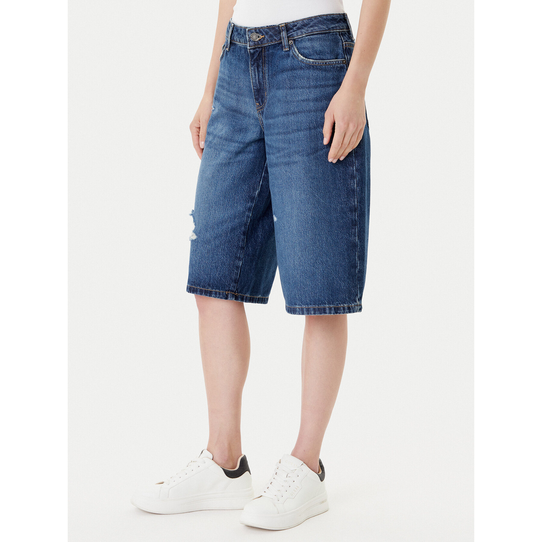 Guess Jeans Jeansshorts W5YD1D D5R22 Blau Regular Fit