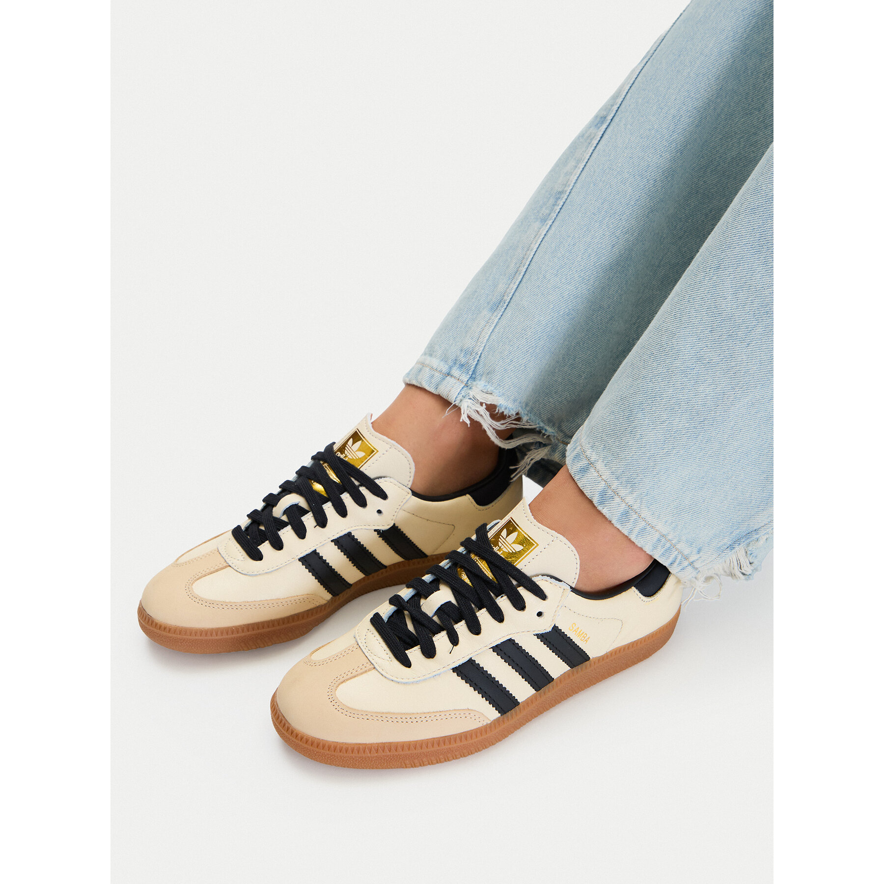 Сникърси adidas Samba Og ID0478 Бежов
