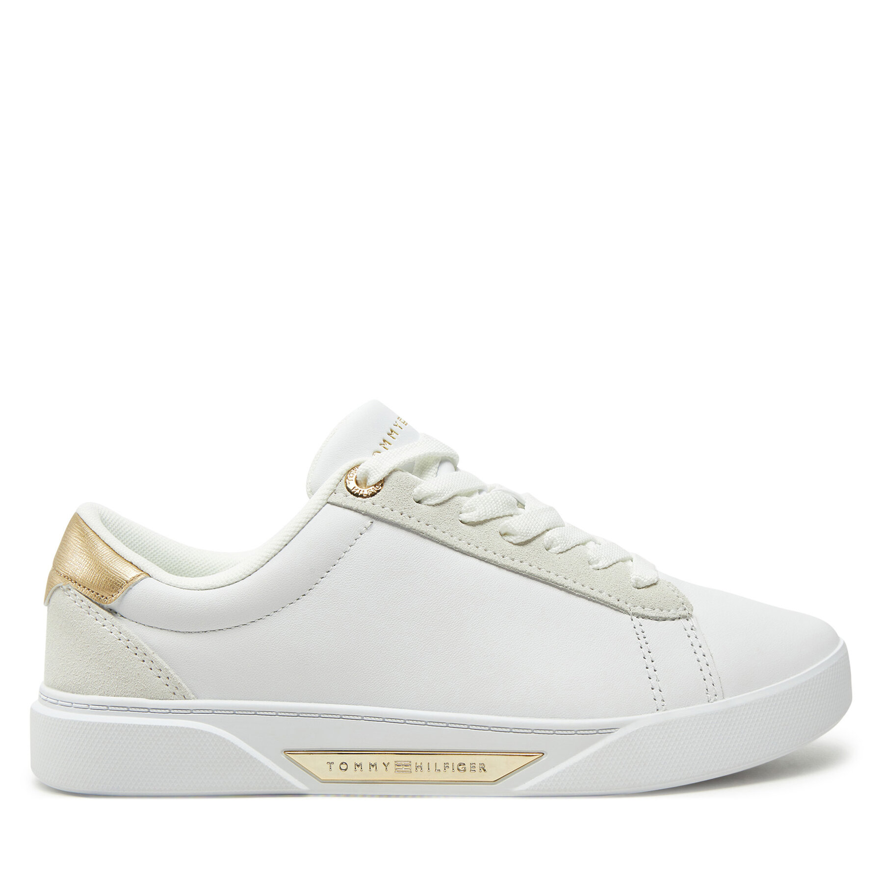 Damskie Sneakersy Tommy Hilfiger, Rozmiar 39 Biały Chic Court Sneaker FW0FW08382