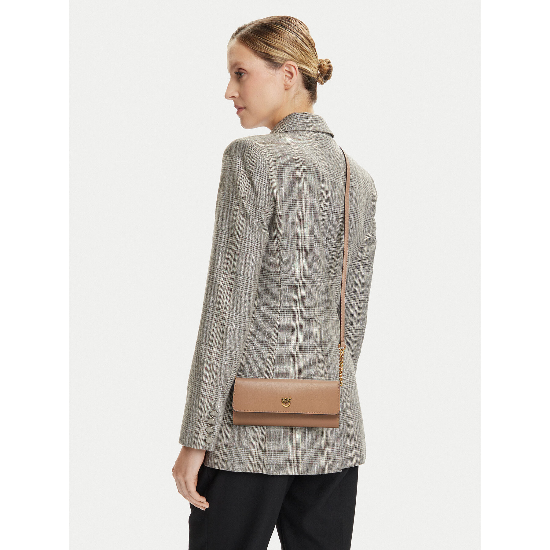 Дамска чанта PINKO Love Tiny Brids Wallet C AI 25-26 PCPL 103765 A0F1 Бежов