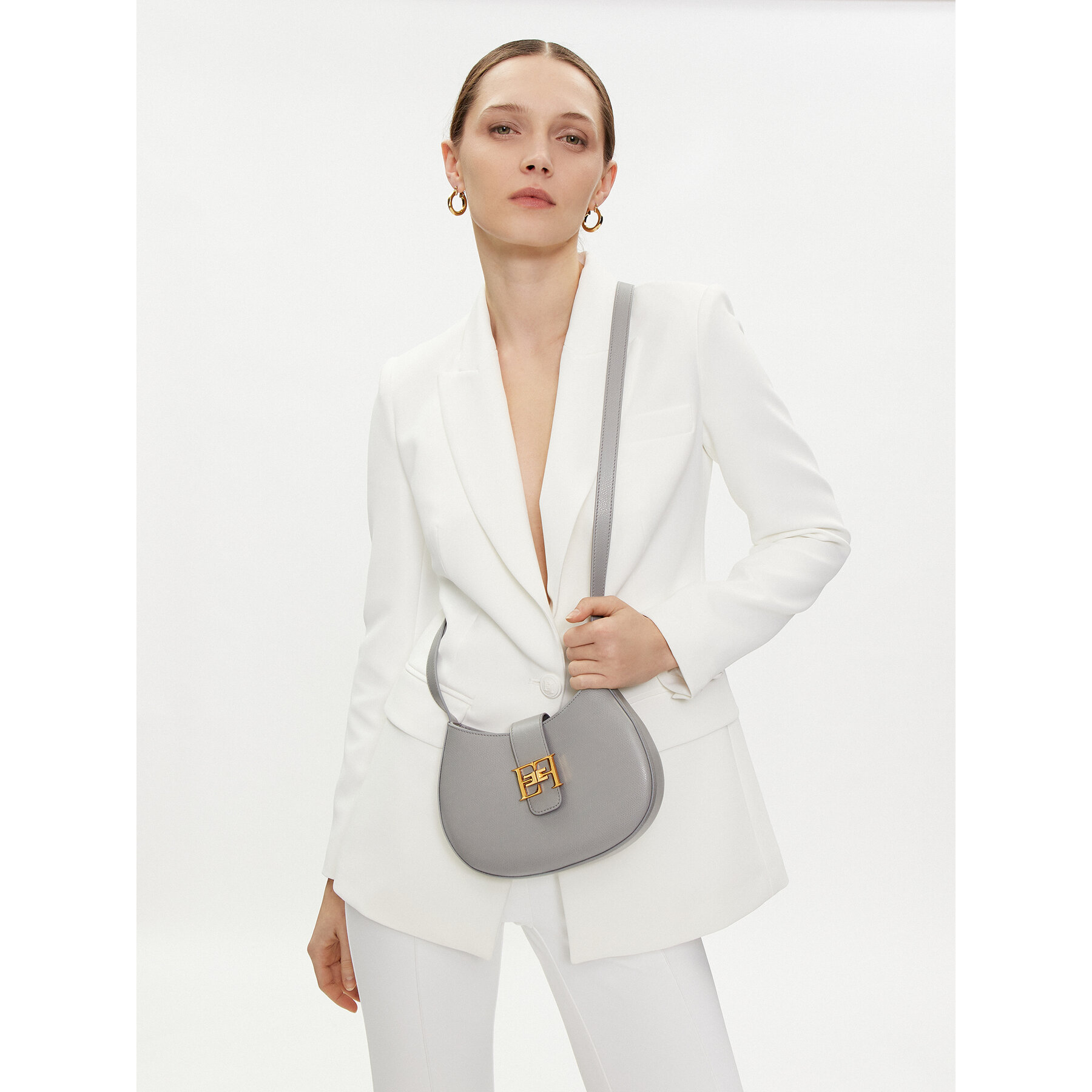 Geantă Elisabetta Franchi BS-41F-41E2-V550 Gri
