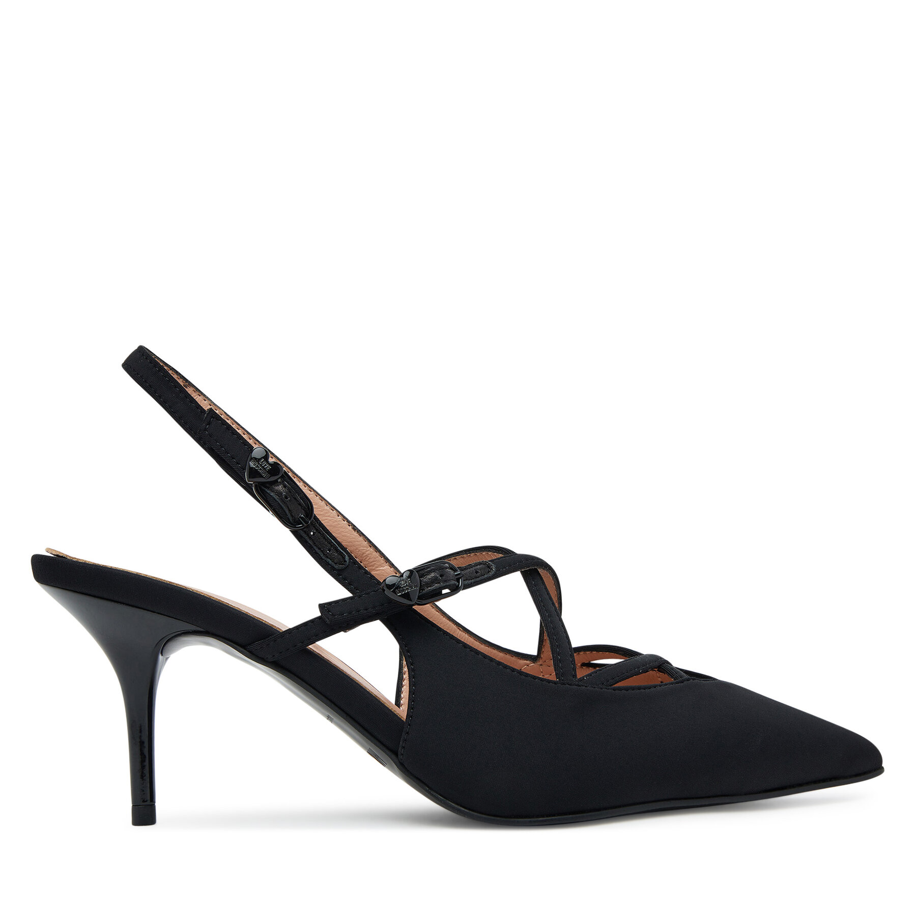 Lodičky LOVE MOSCHINO JA10287G1NIMX00039 Čierna