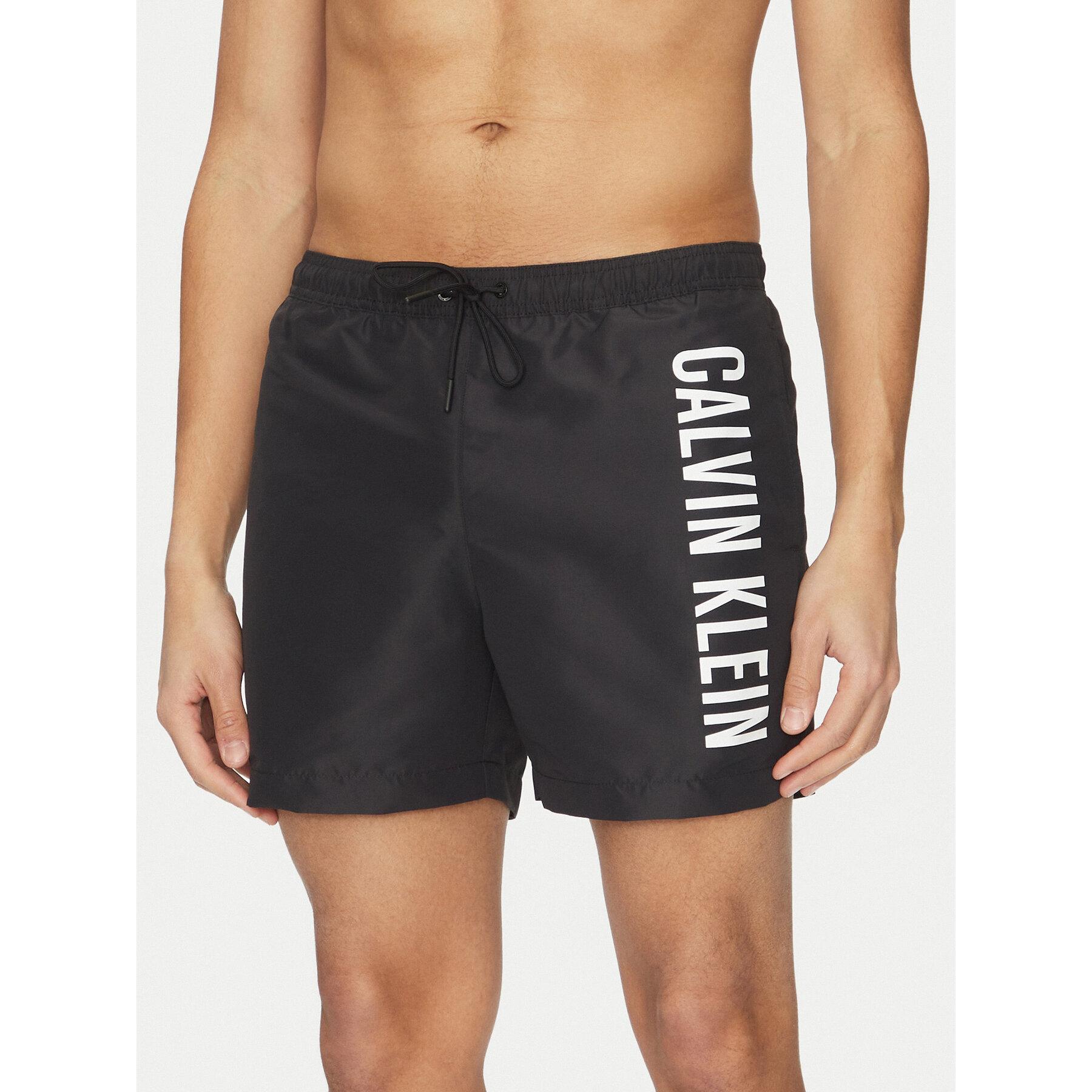 Calvin Klein Swimwear Badeshorts KM0KM01092 Schwarz Regular Fit
