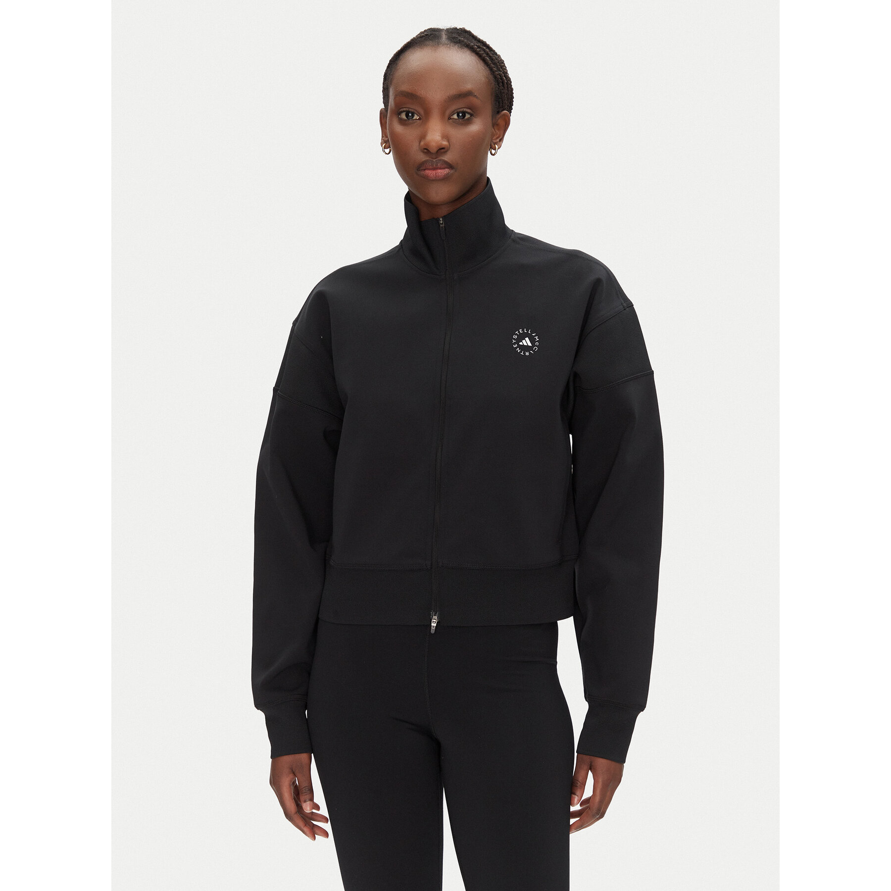 adidas by Stella McCartney Sweatshirt JJ0084 Schwarz Regular Fit