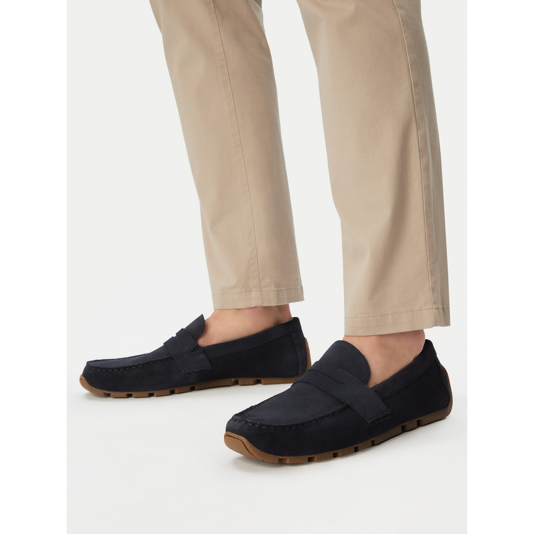 Mokasíny Clarks Corsley Bar 26184514 Tmavomodrá
