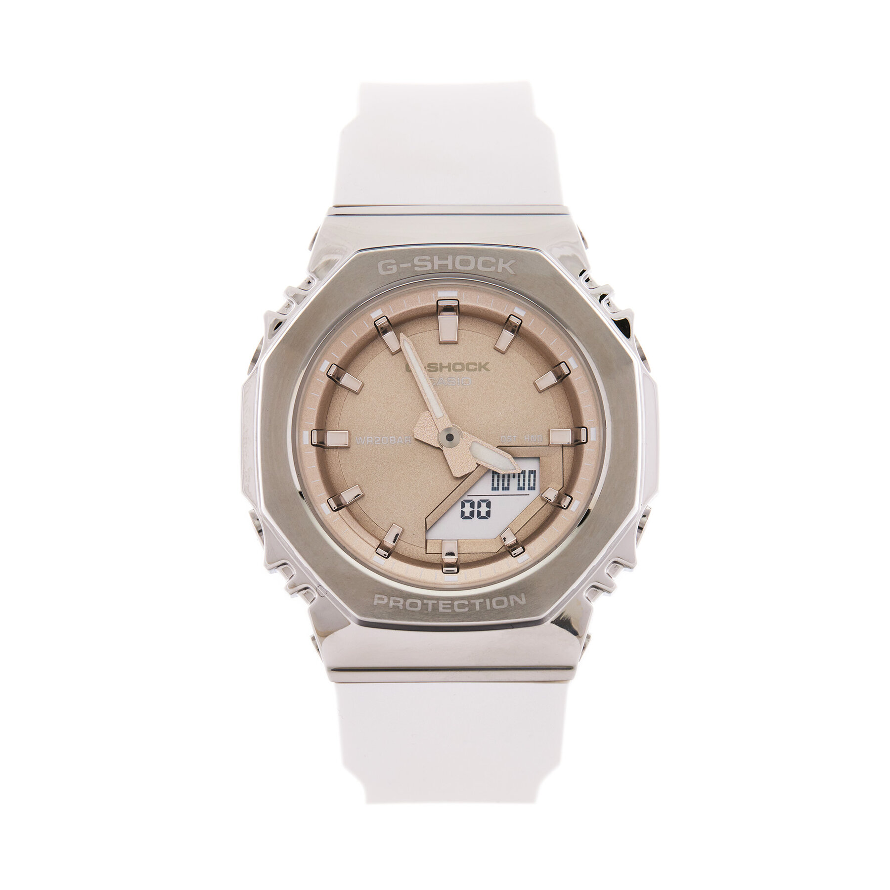 Ceas G-Shock GM-S2110-7A9ER Alb