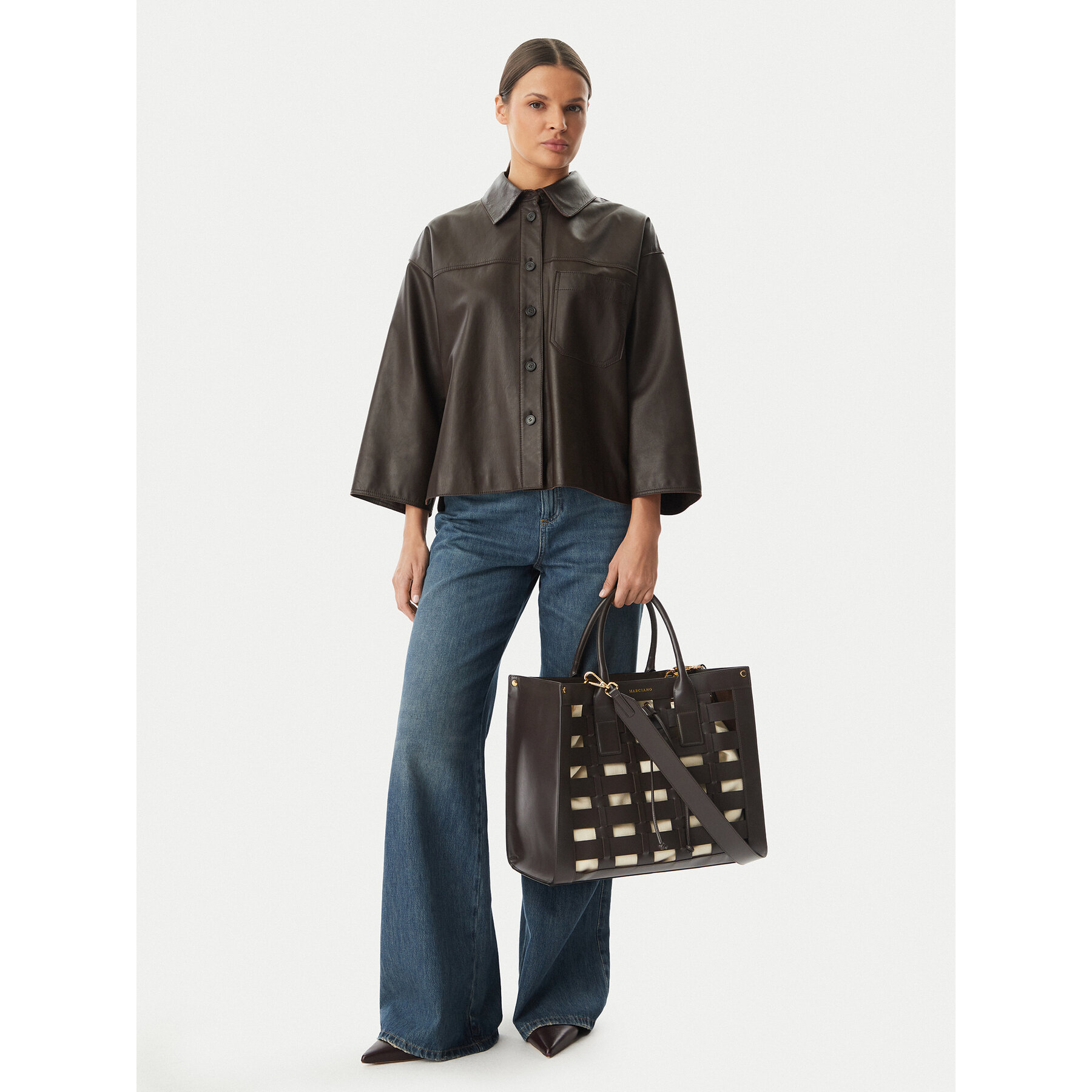 Torbica Marciano Guess G6GZ04 L0085 Tamno smeđa