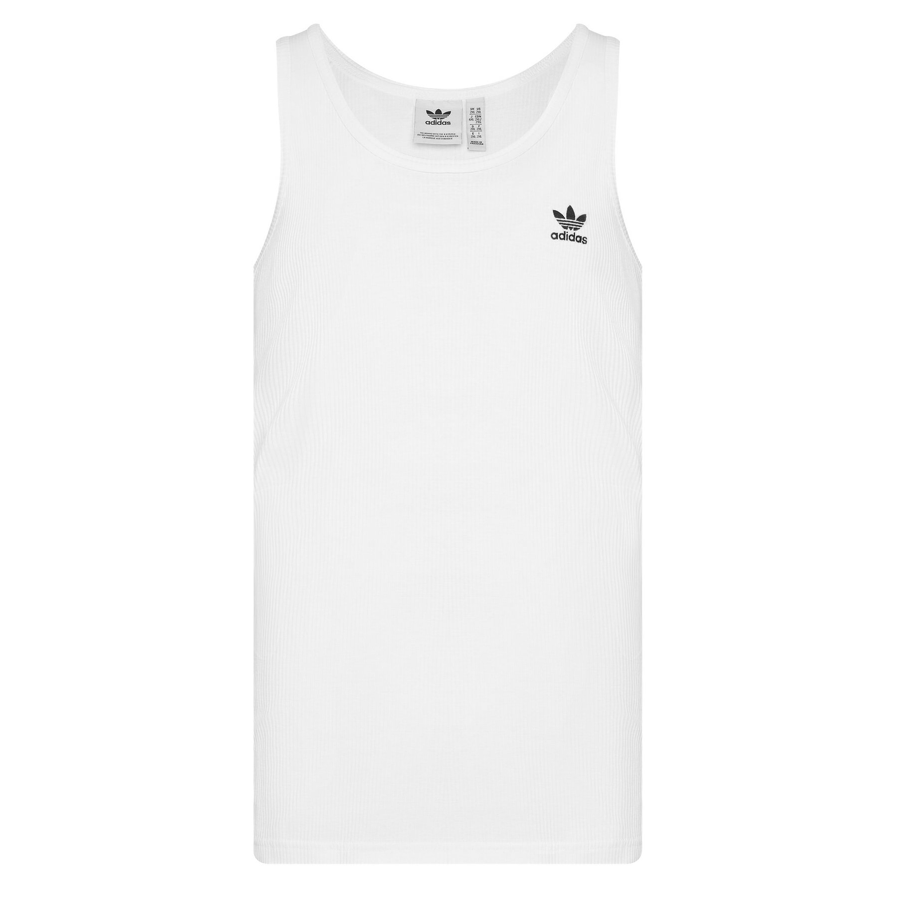 adidas adidas Tank top Trefoil Essentials IY7366 Λευκό Regular Fit