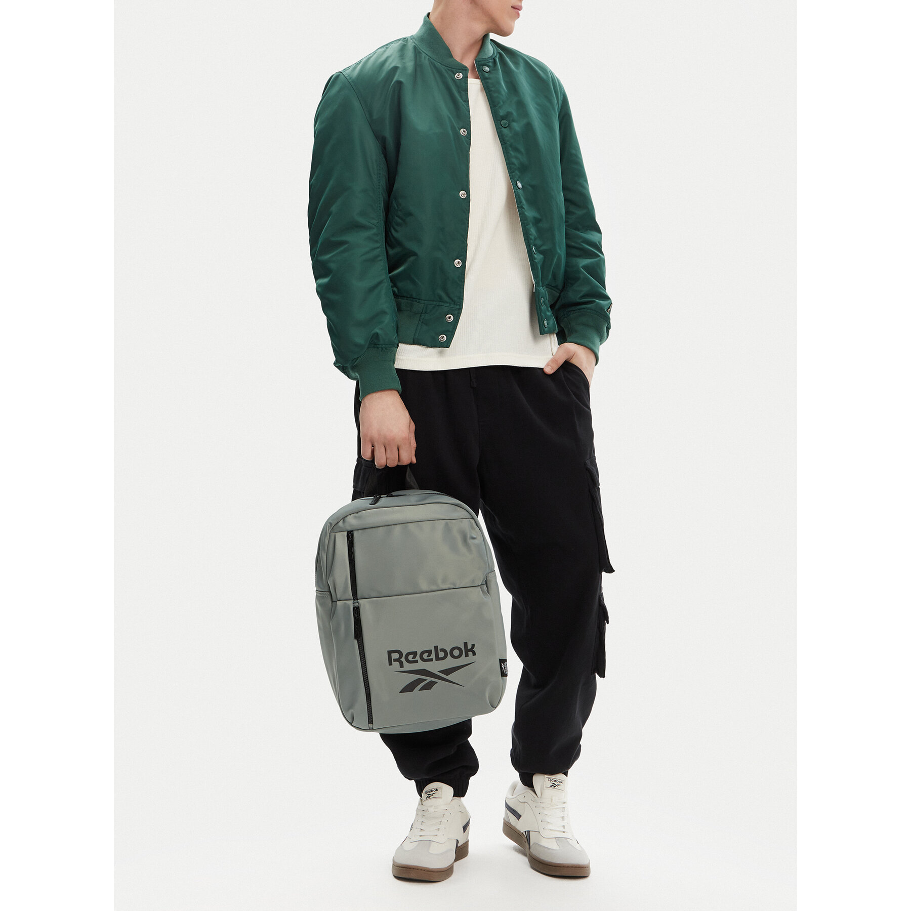 Ruksak Reebok C-RBK-030-CCC-05 Sivá