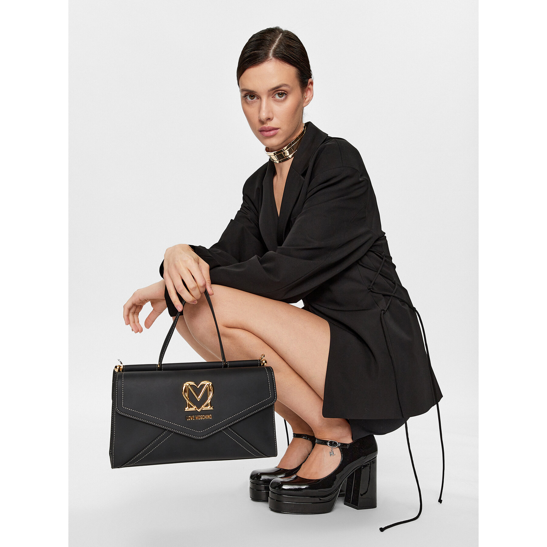 

Сумка LOVE MOSCHINO JC4230PP0HKG0000 Nero, Чорний