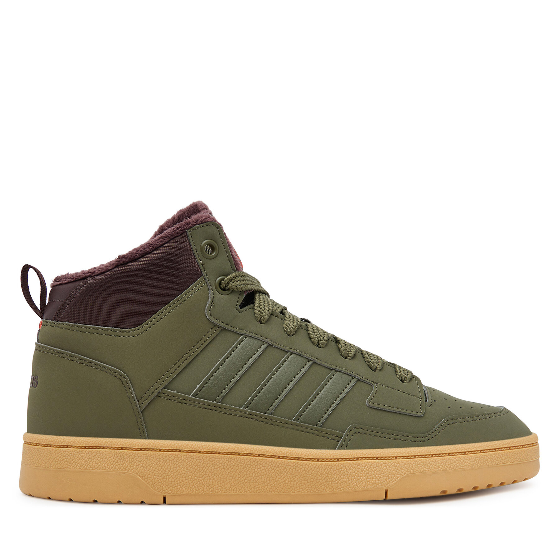 Sneakersy adidas Rapid Court Mid Winterized JR0184 Zelená