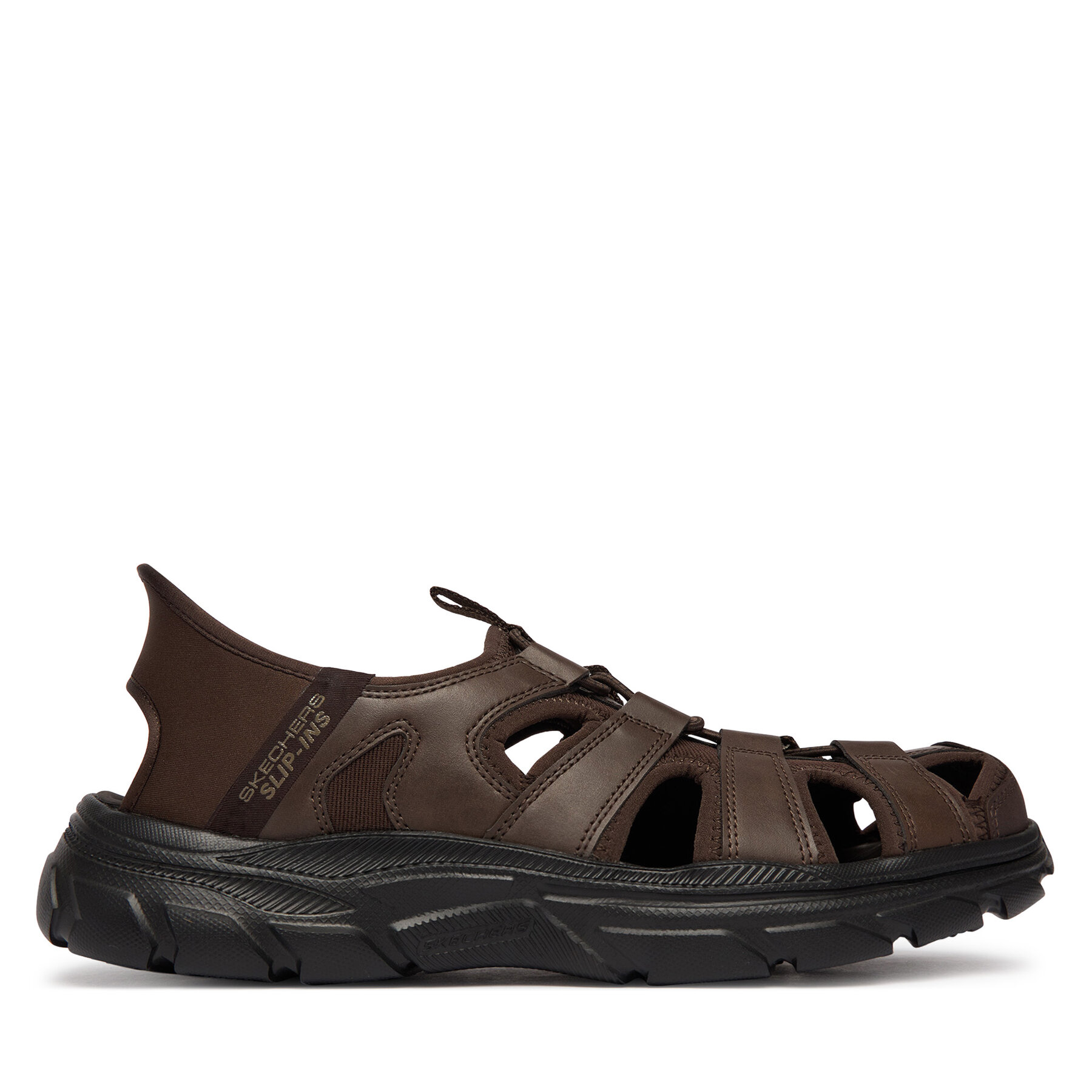 Sandali Skechers Slip-Ins Relaxed Fit: Revolted - Vartan 205182/CHOC Rjava