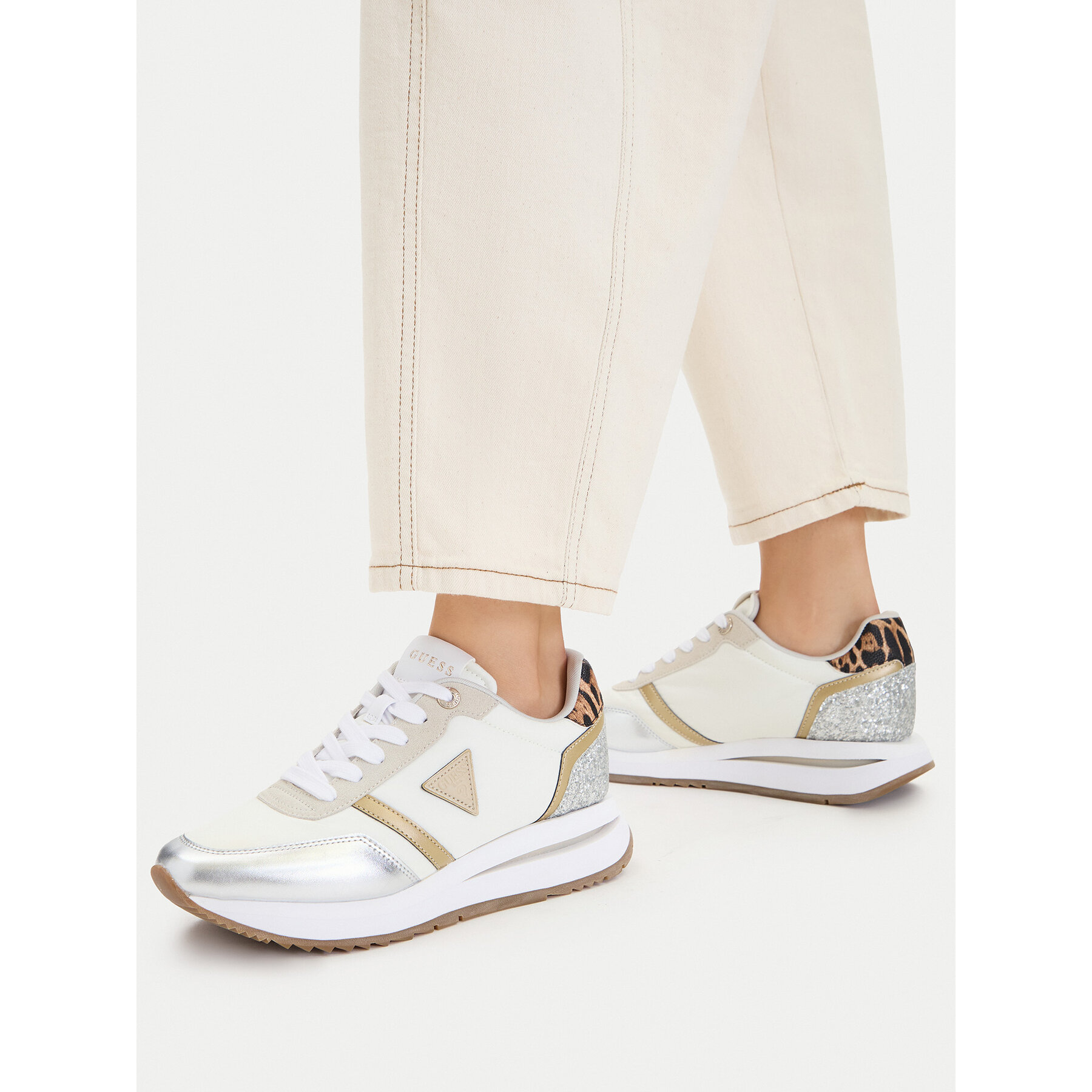 Superge Guess FLP2EG PEL12 Écru