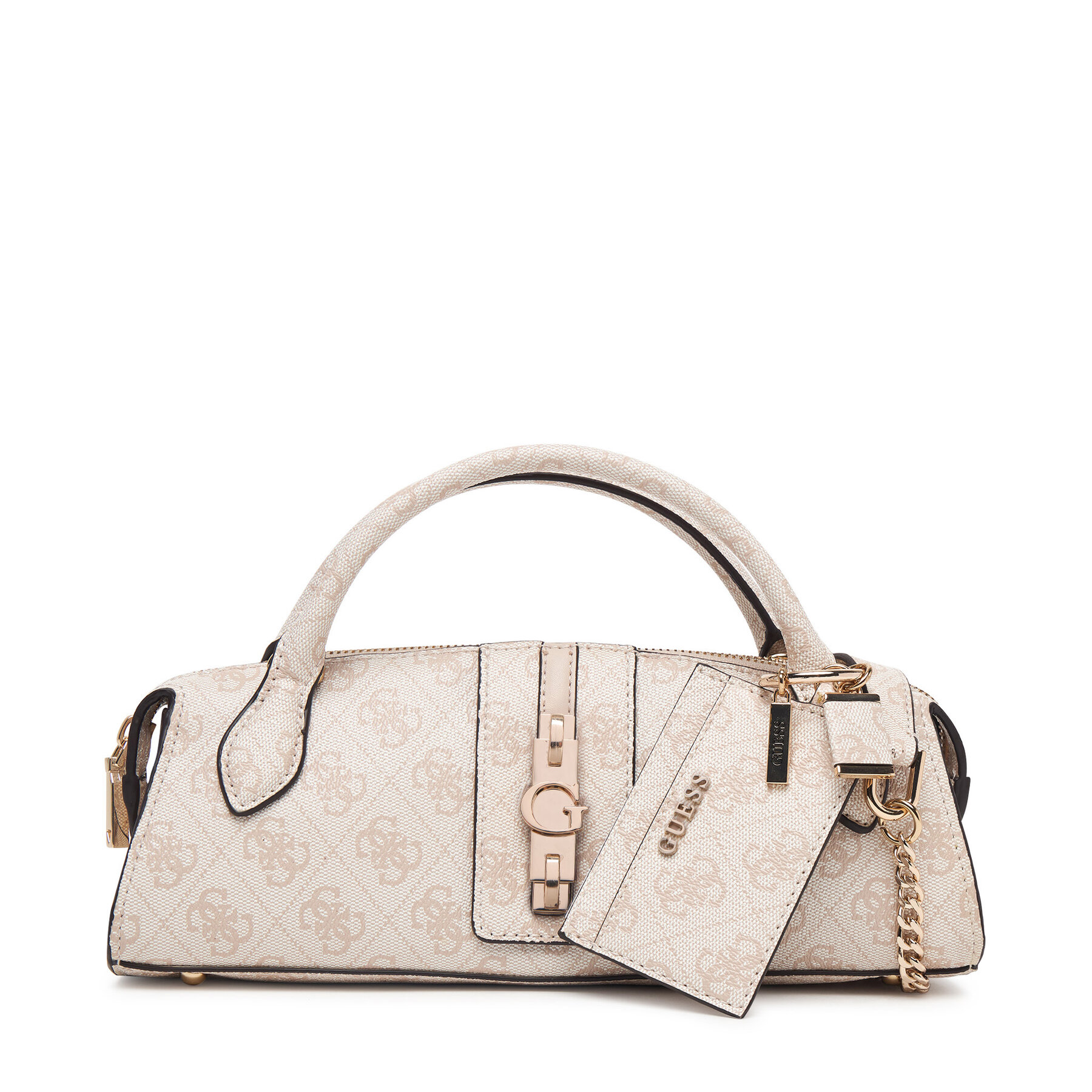 Geantă Guess Yvonne Logo Mini HWSG23 78760 Bej deschis